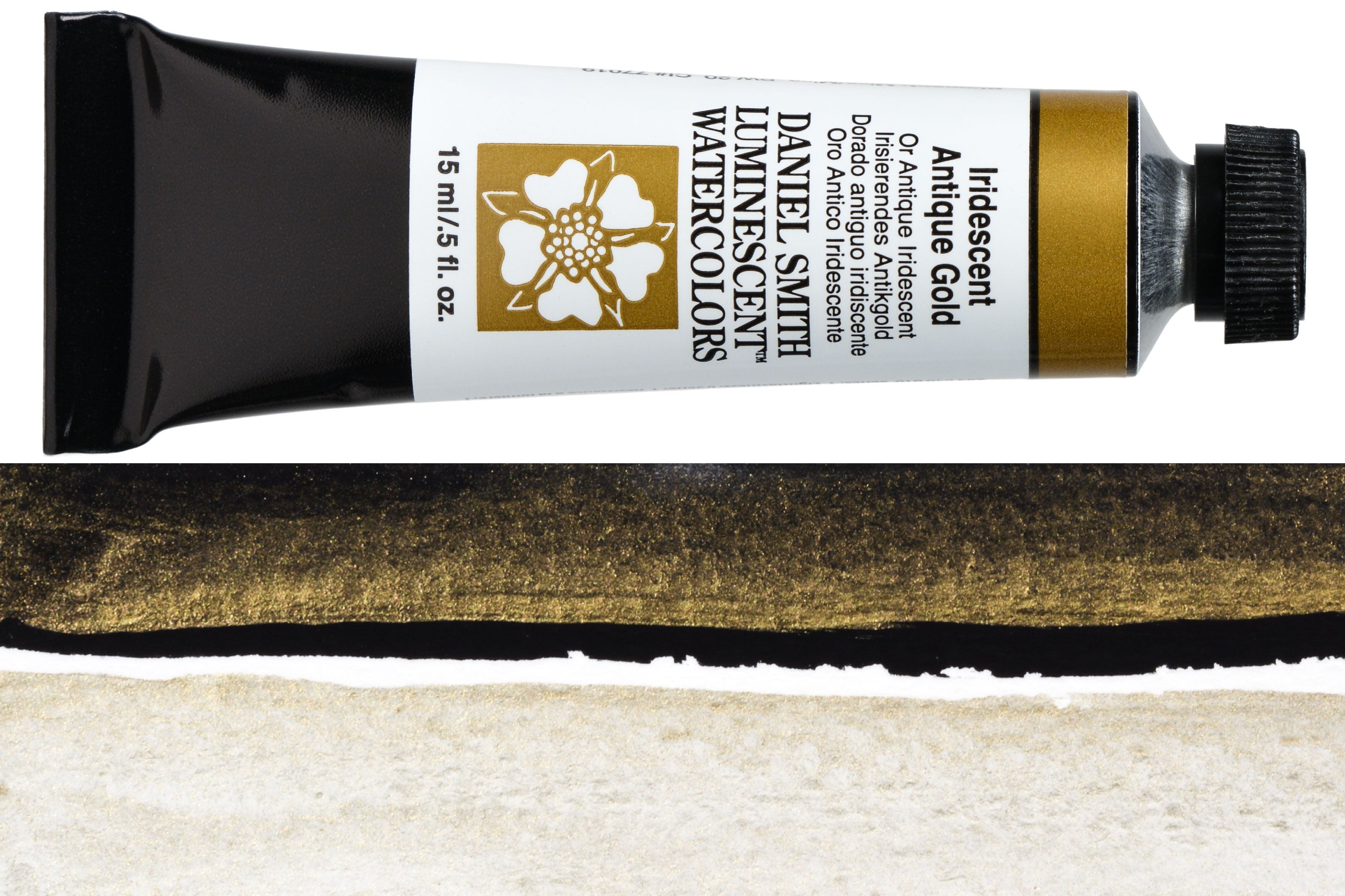 Daniel Smith Extra Fine Watercolor, 15 mL, Iridescent Antique Gold