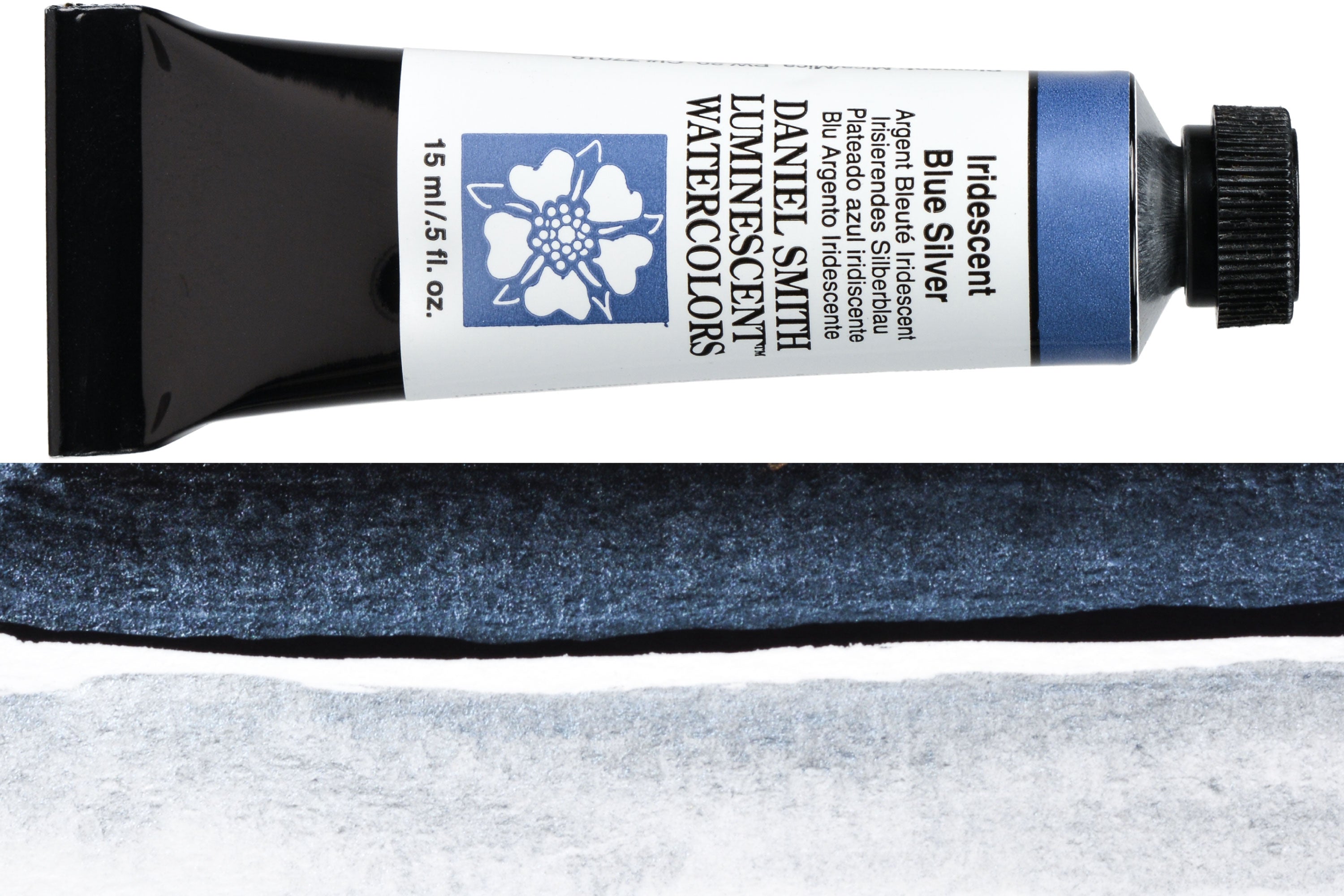 Daniel Smith Extra Fine Watercolor, 15 mL, Iridescent Blue-Silver