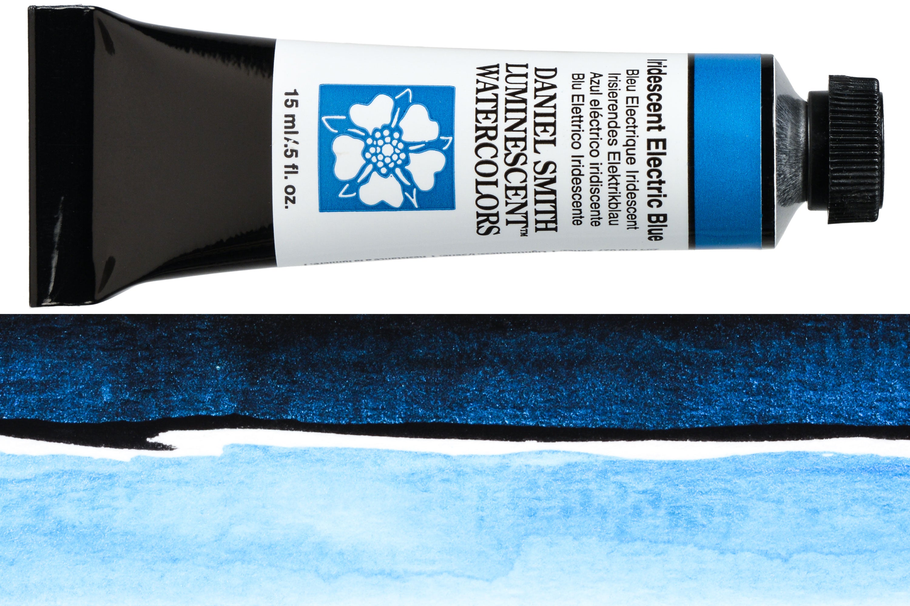 Daniel Smith Extra Fine Watercolor, 15 mL, Iridescent Electric Blue