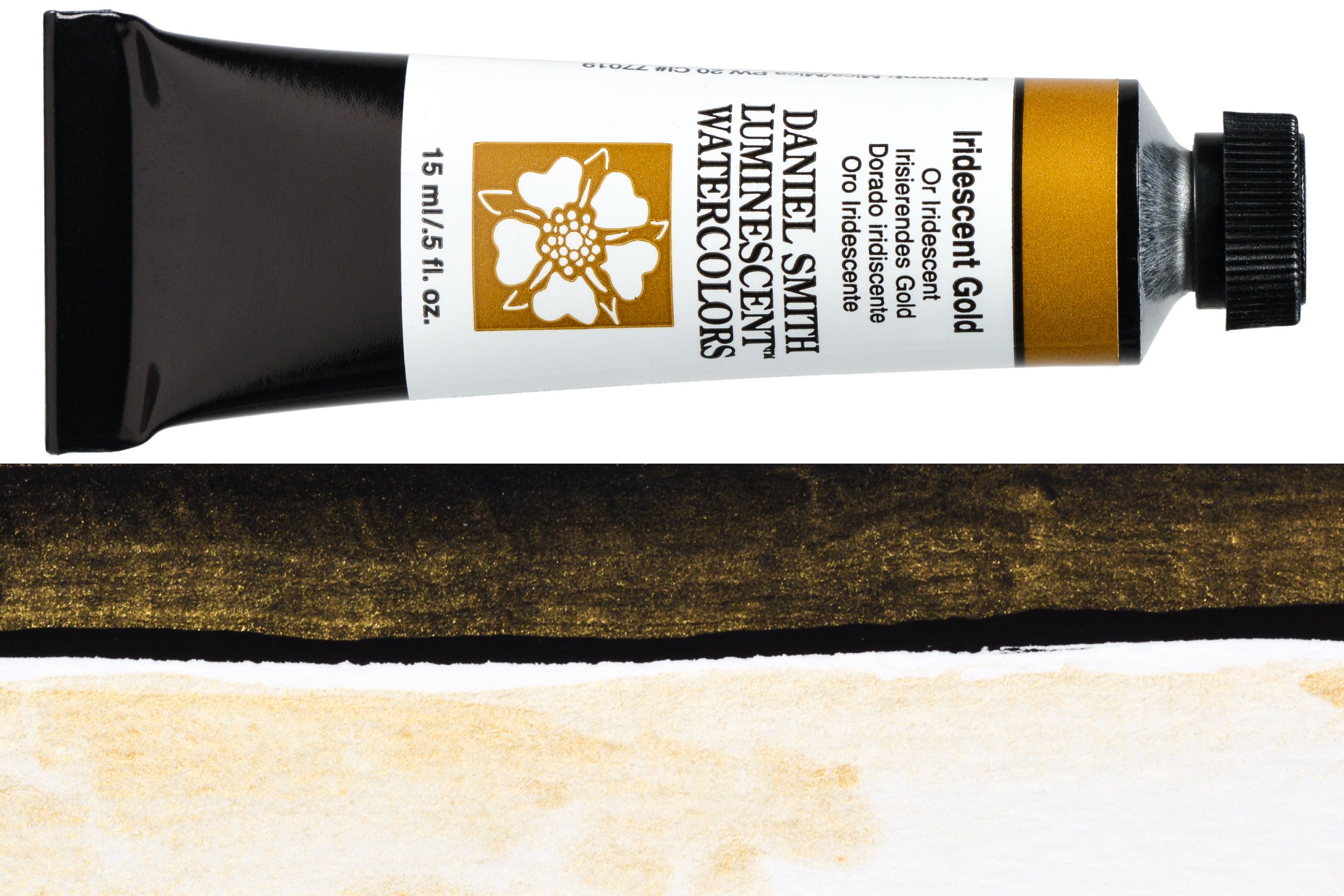 Daniel Smith Extra Fine Watercolor, 15 mL, Iridescent Gold