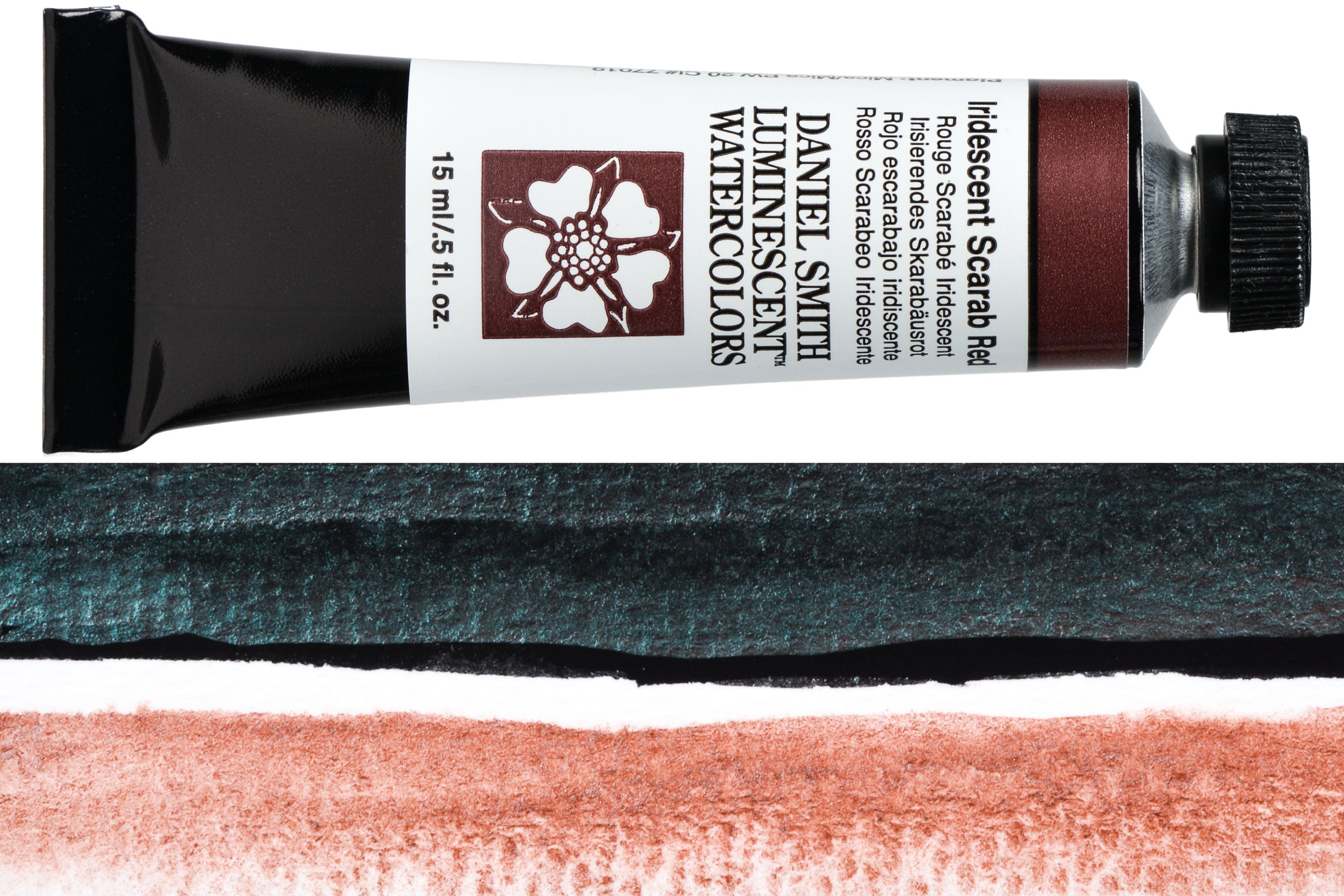 Daniel Smith Extra Fine Watercolor, 15 mL, Iridescent Scarab Red