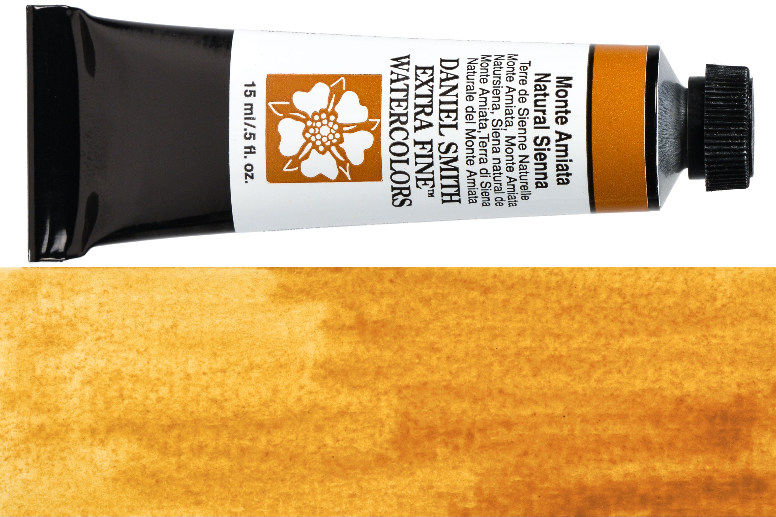Daniel Smith Extra Fine Watercolor, 15 mL, Monte Amiata Natural Sienna