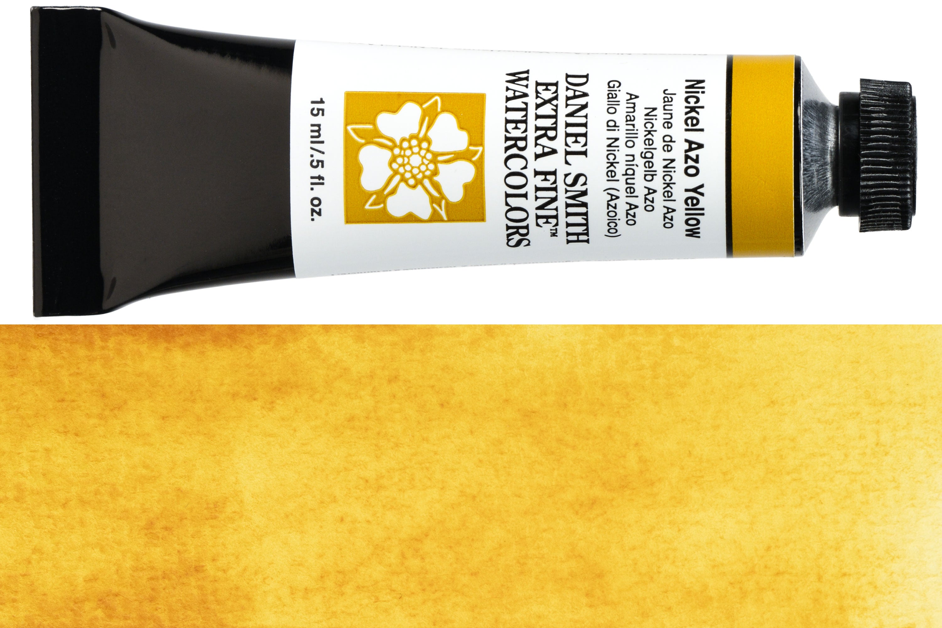 Daniel Smith Extra Fine Watercolor, 15 mL, Nickel Azo Yellow