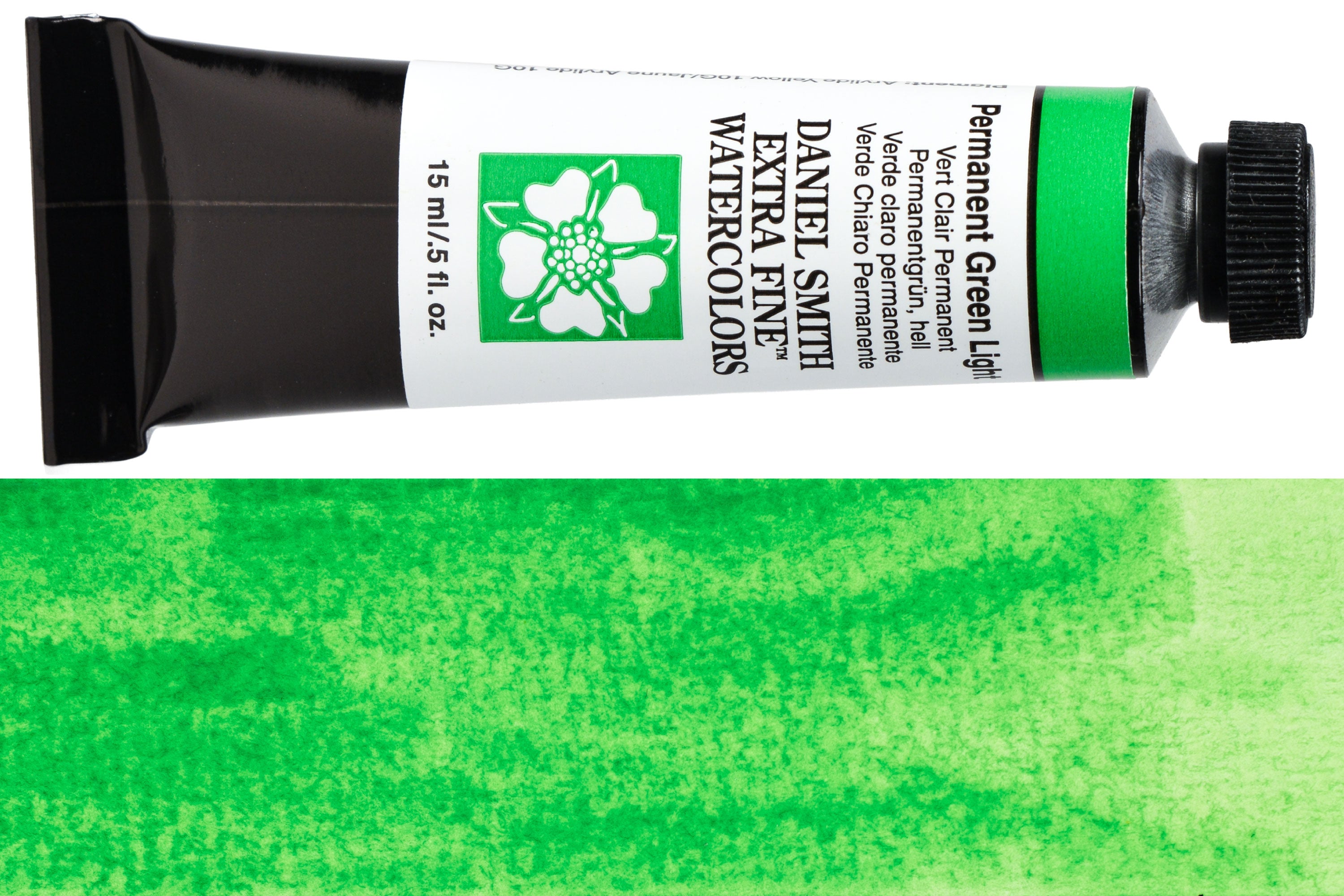 Daniel Smith Extra Fine Watercolor, 15 mL, Permanent Green Light