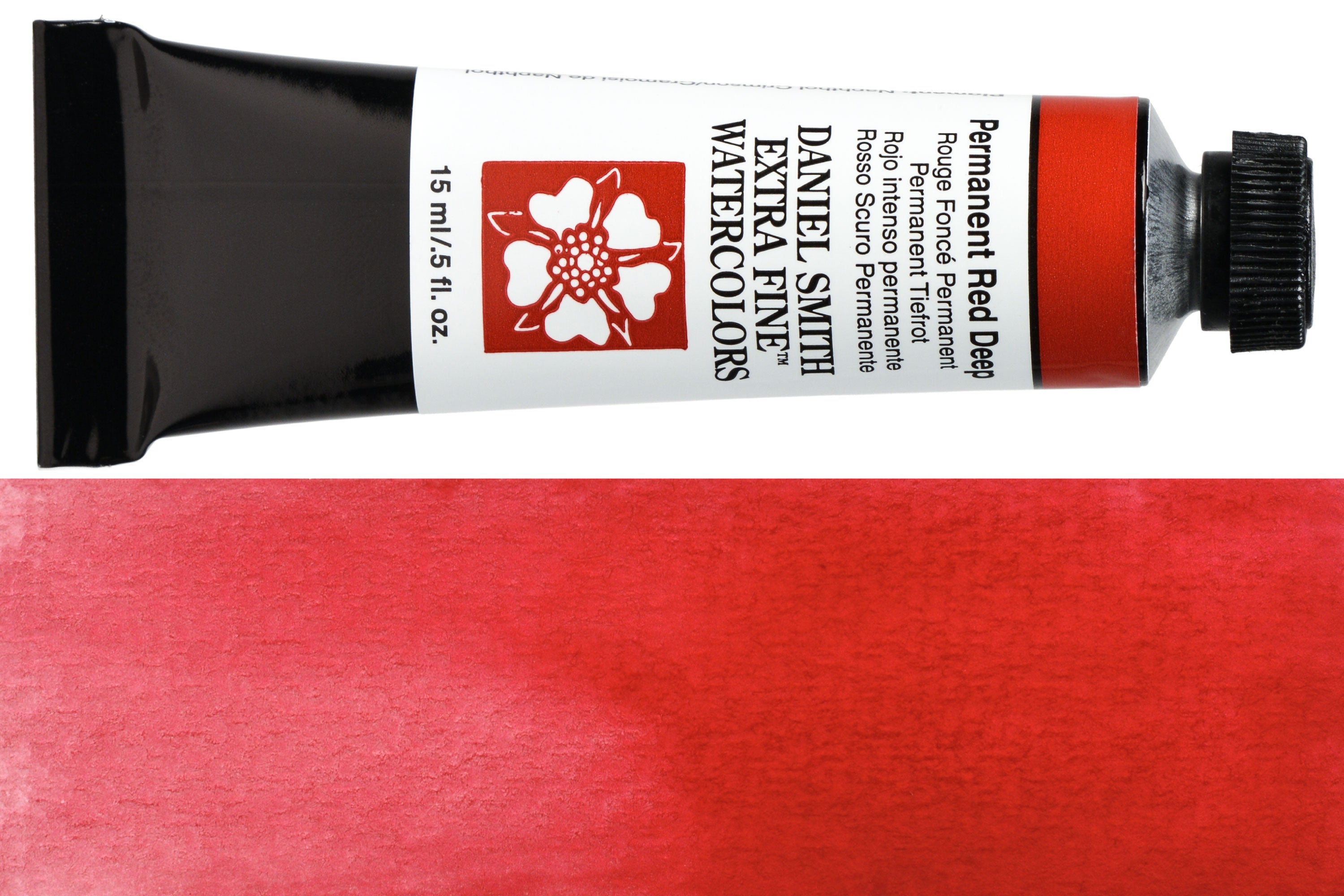 Daniel Smith Extra Fine Watercolor, 15 mL, Permanent Red Deep