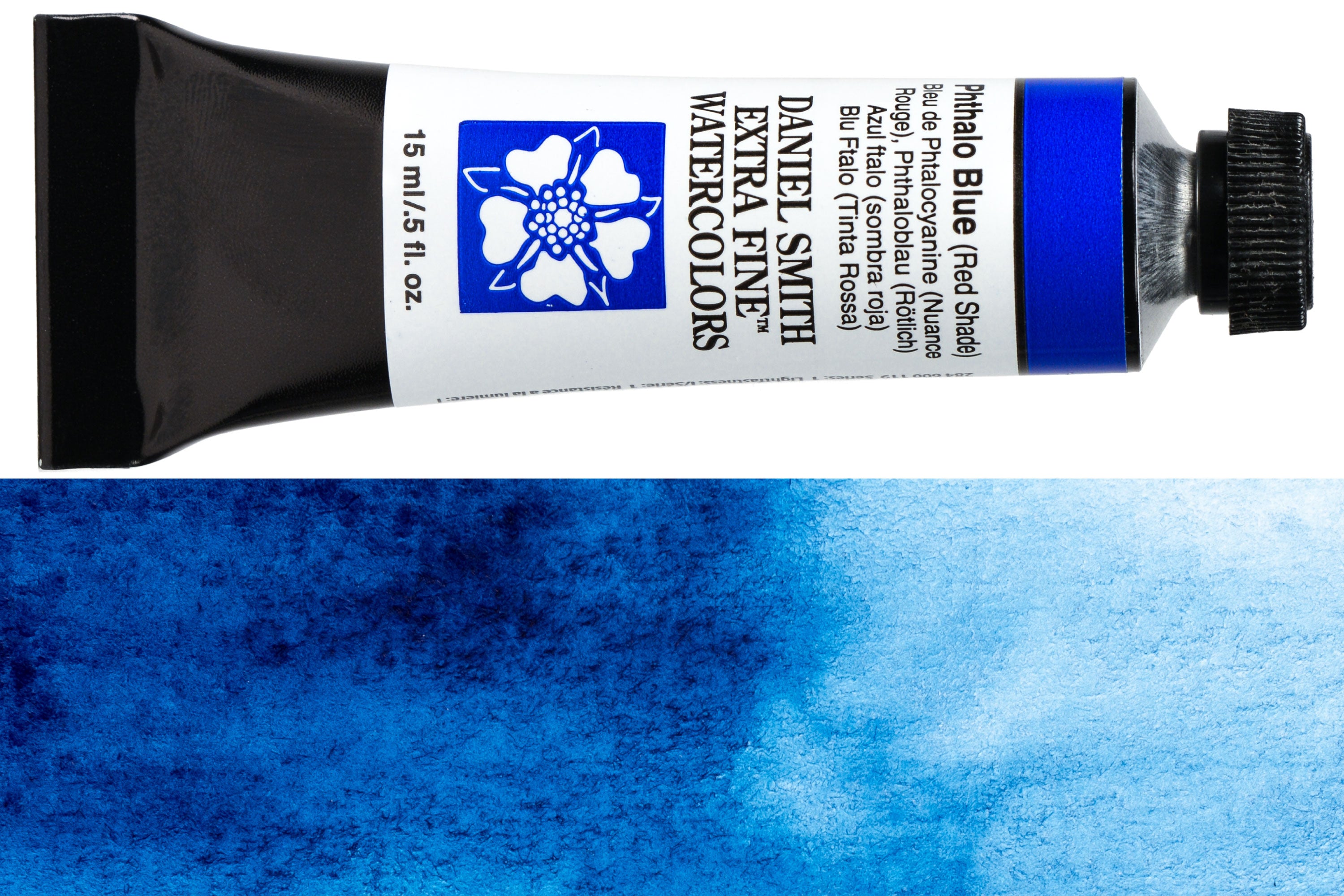 Daniel Smith Extra Fine Watercolor, 15 mL, Phthalo Blue (Red Shade)