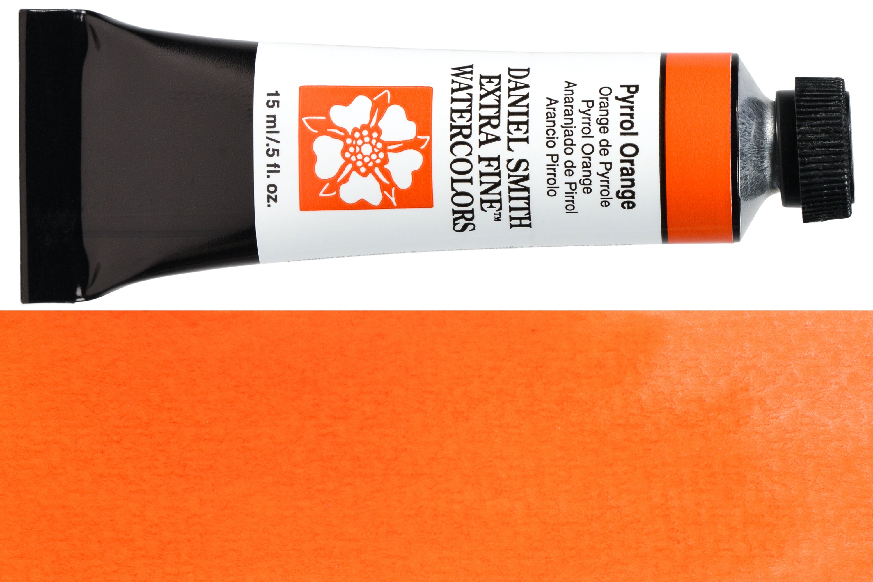 Daniel Smith Extra Fine Watercolor, 15 mL, Pyrrol Orange