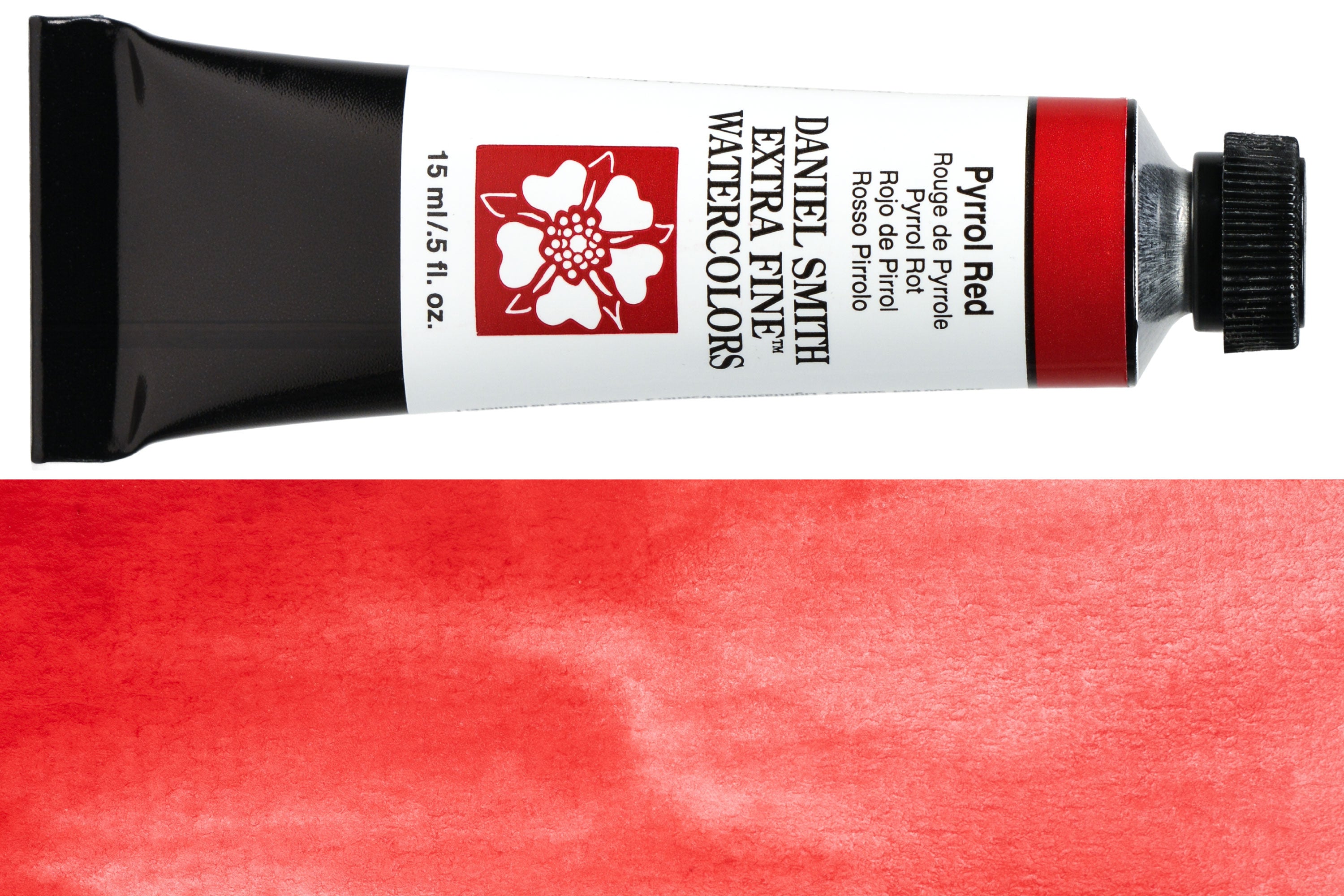 Daniel Smith Extra Fine Watercolor, 15 mL, Pyrrol Red