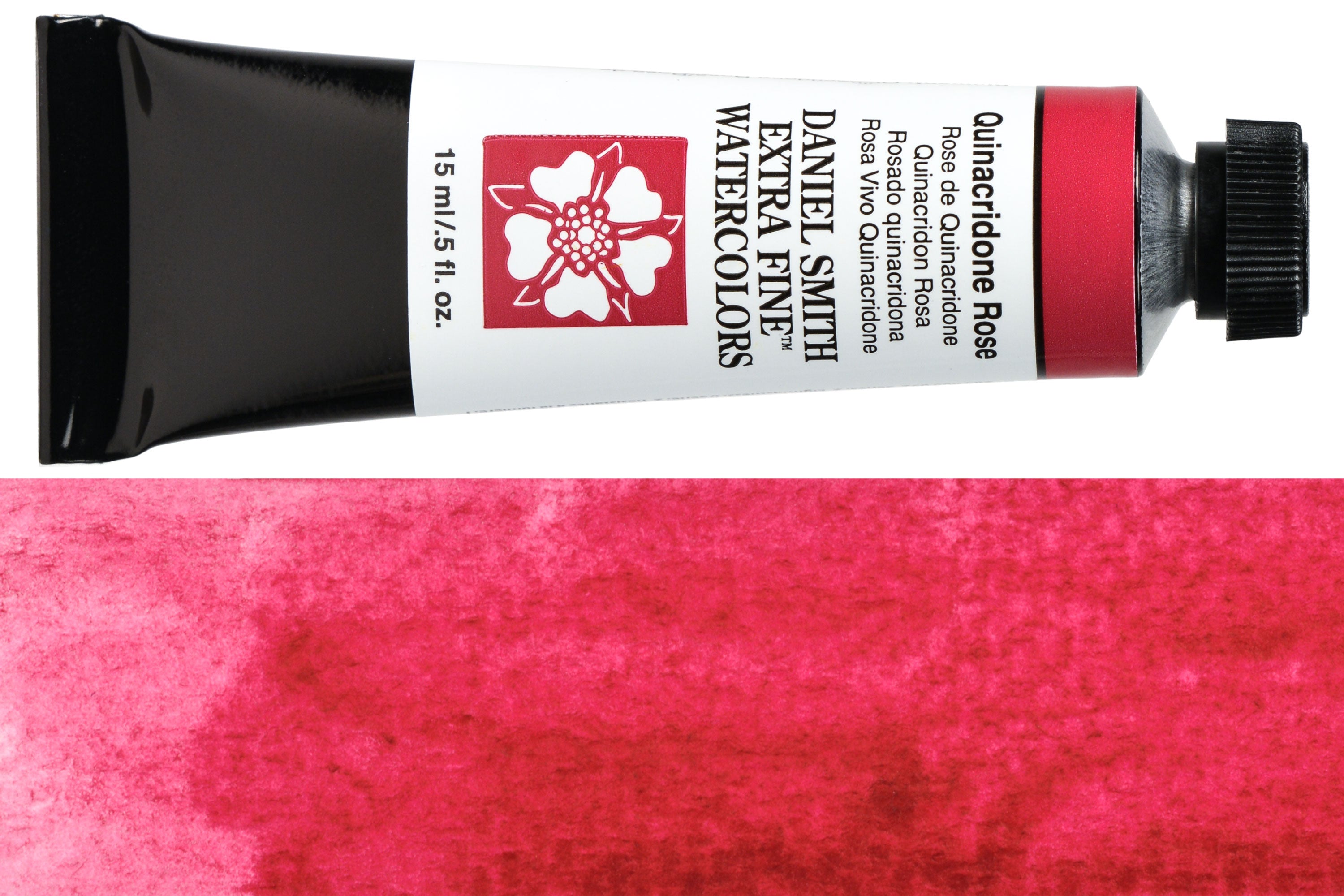 Daniel Smith Extra Fine Watercolor, 15 mL, Quinacridone Rose