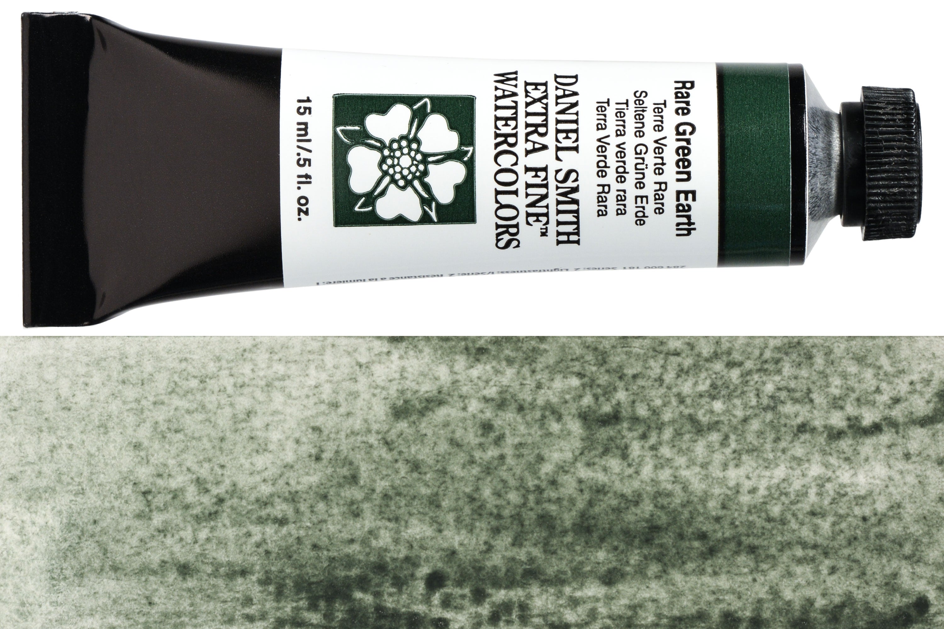 Daniel Smith Extra Fine Watercolor, 15 mL, Rare Green Earth