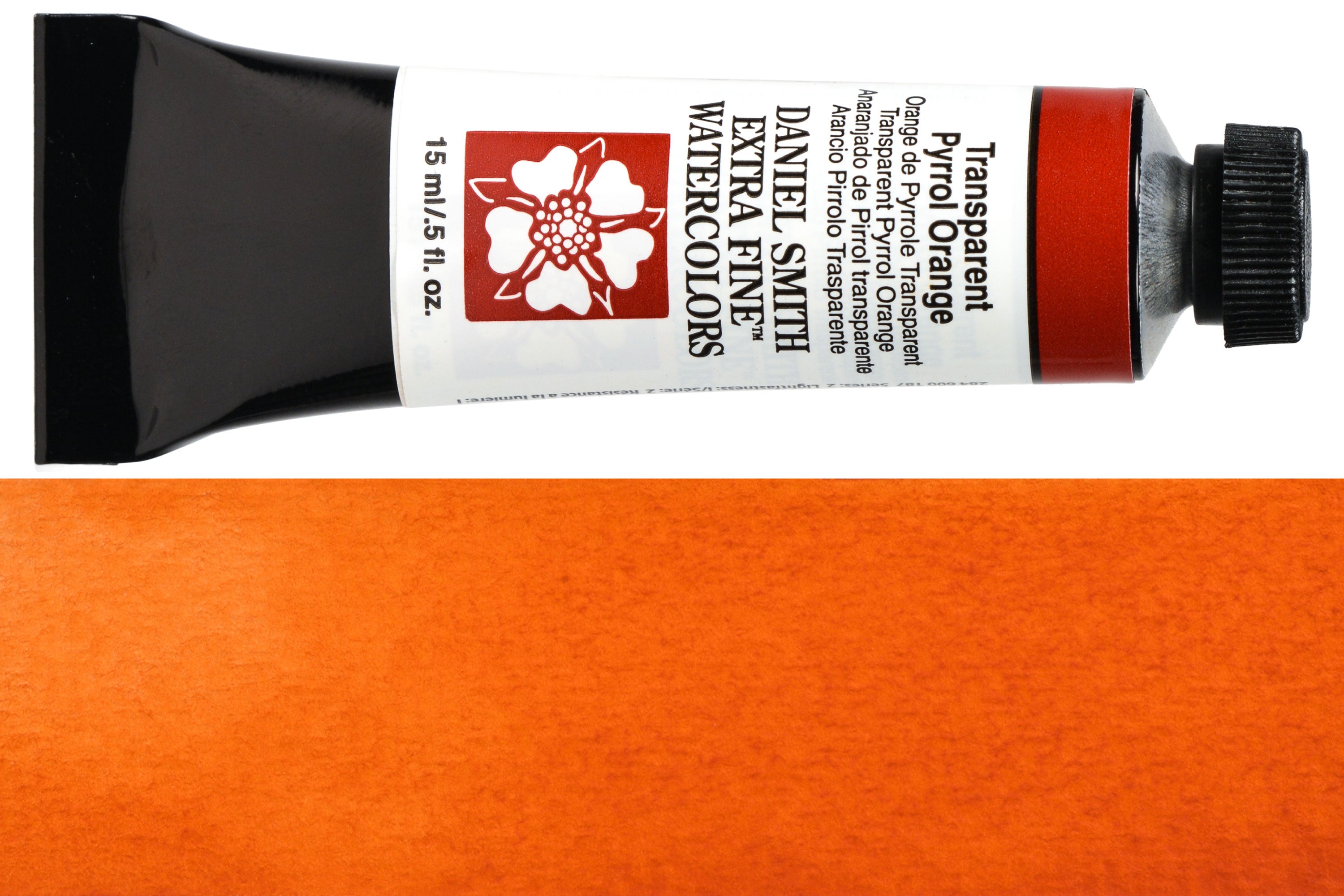 Daniel Smith Extra Fine Watercolor, 15 mL, Transparent Pyrrol Orange