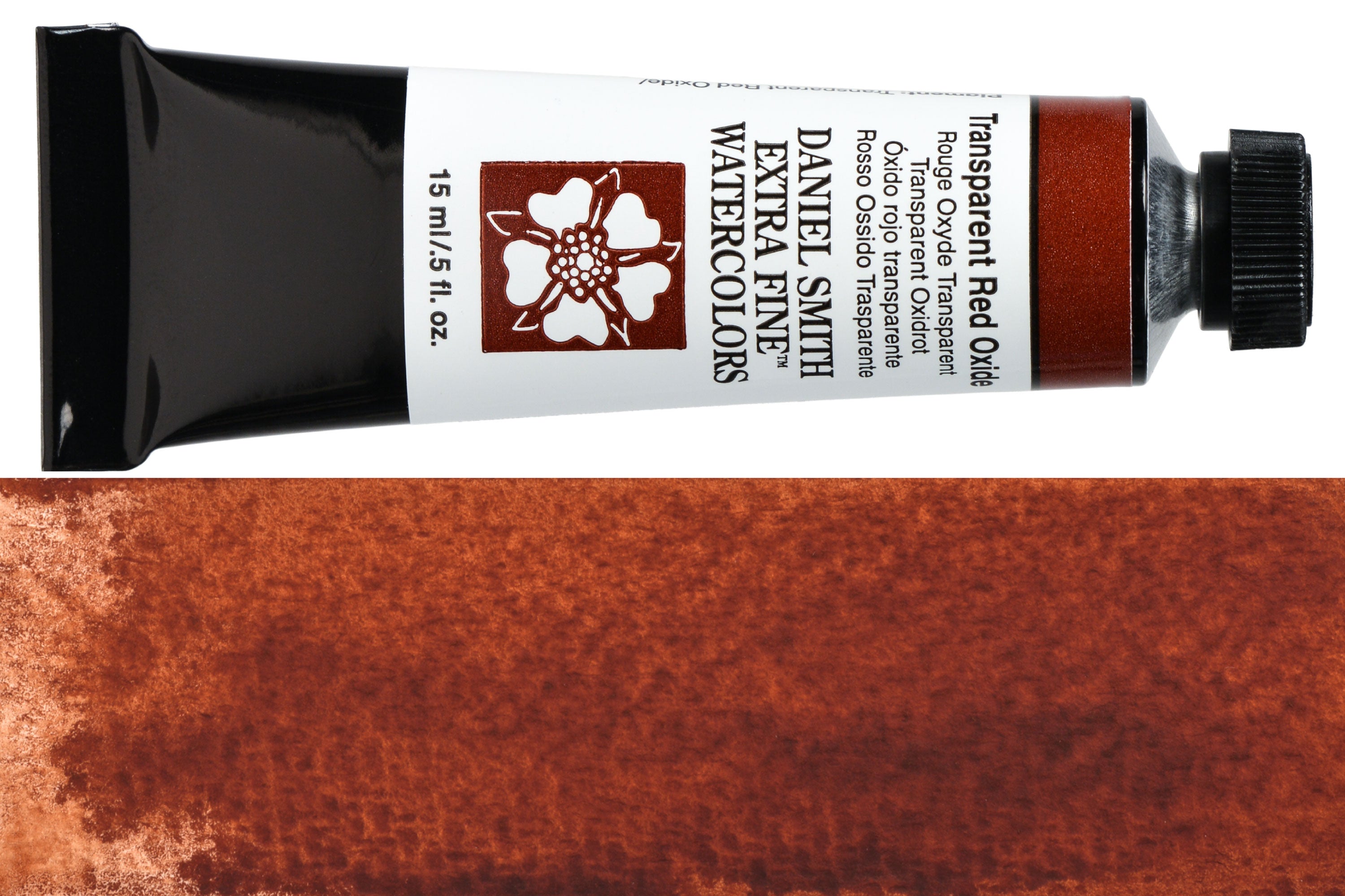 Daniel Smith Extra Fine Watercolor, 15 mL, Transparent Red Oxide