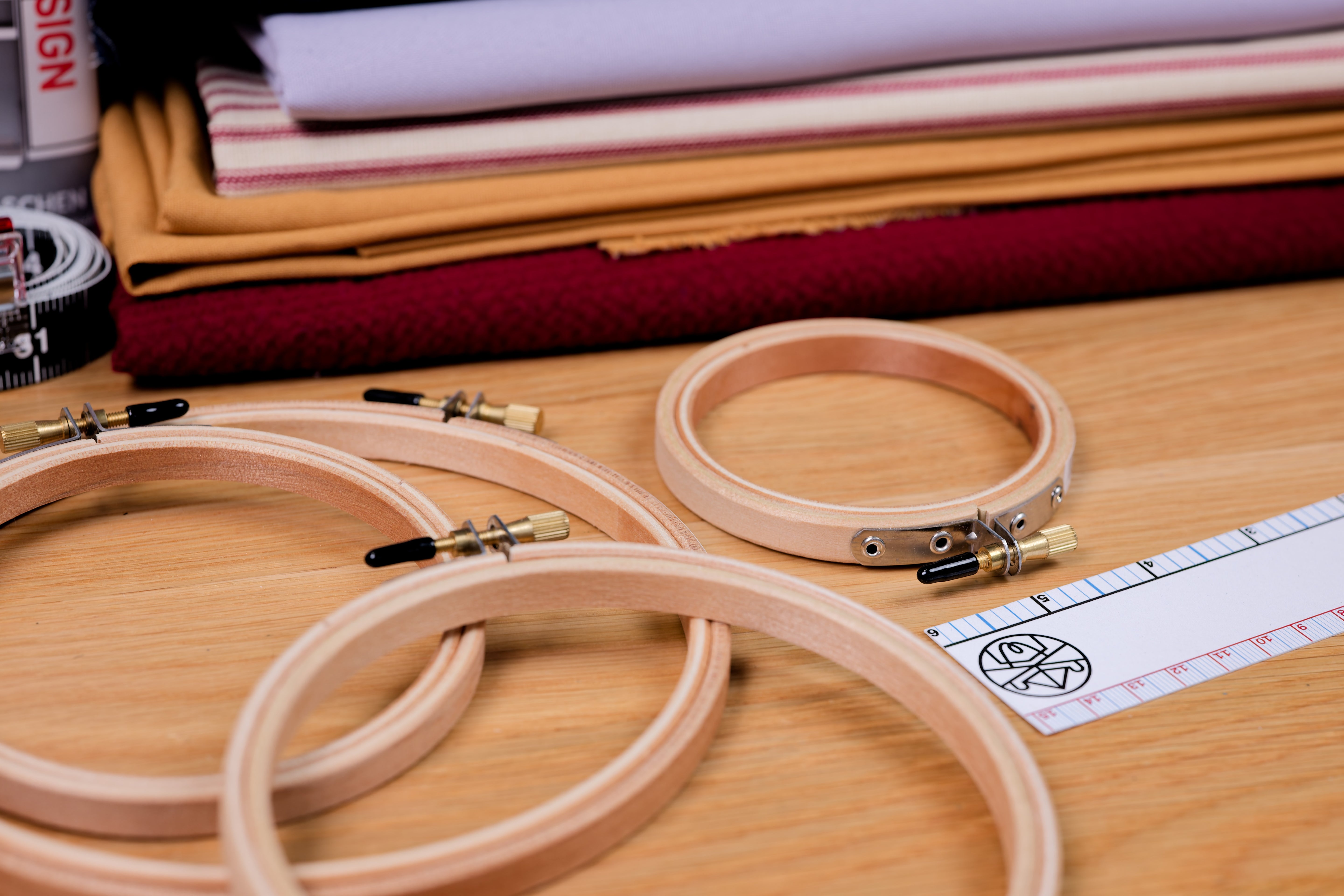 Wood/Brass Embroidery Hoop