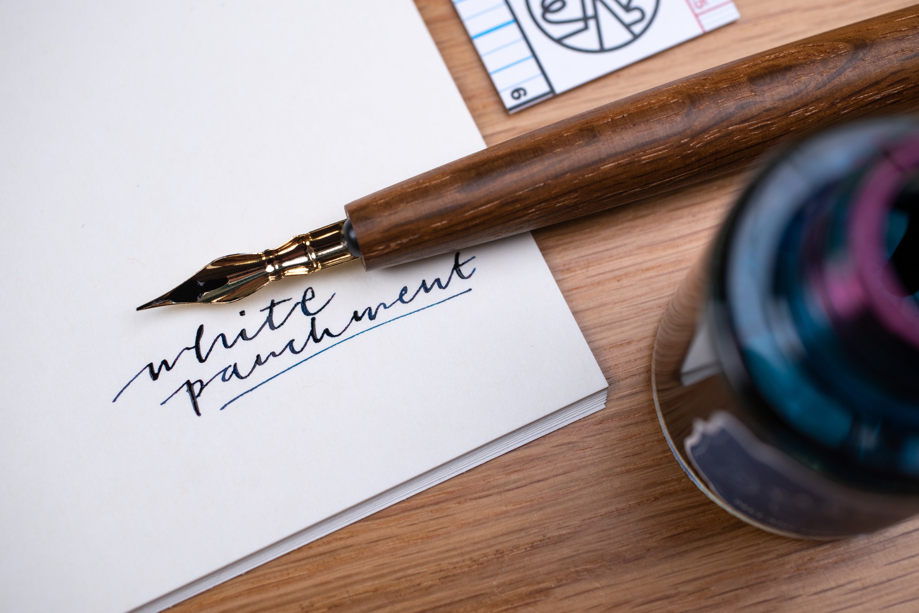 Cigar Pen Holder, Olive Wood, with Leonardt #30 Nib