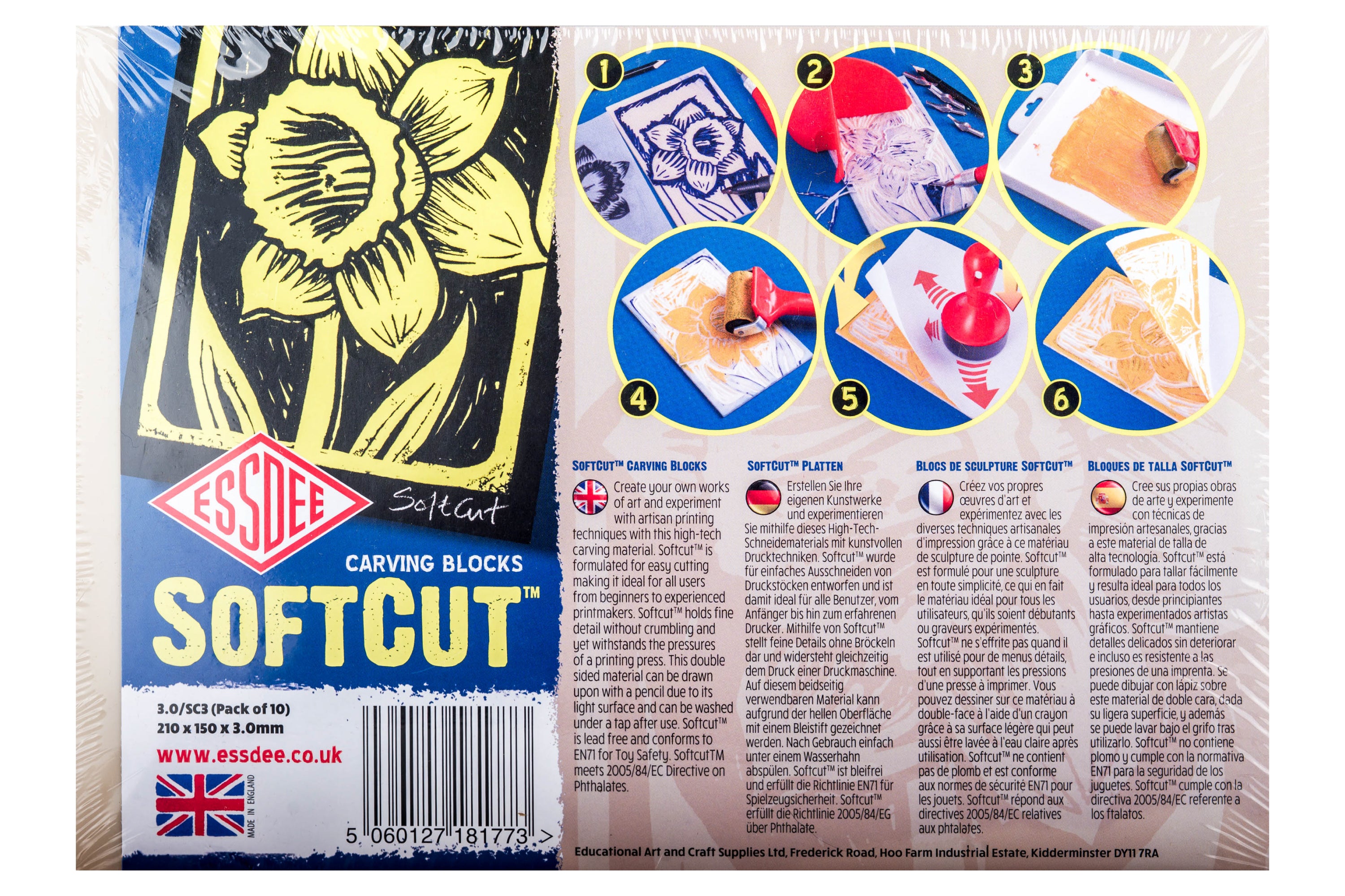 Softcut Printmakers' Carving Blocks