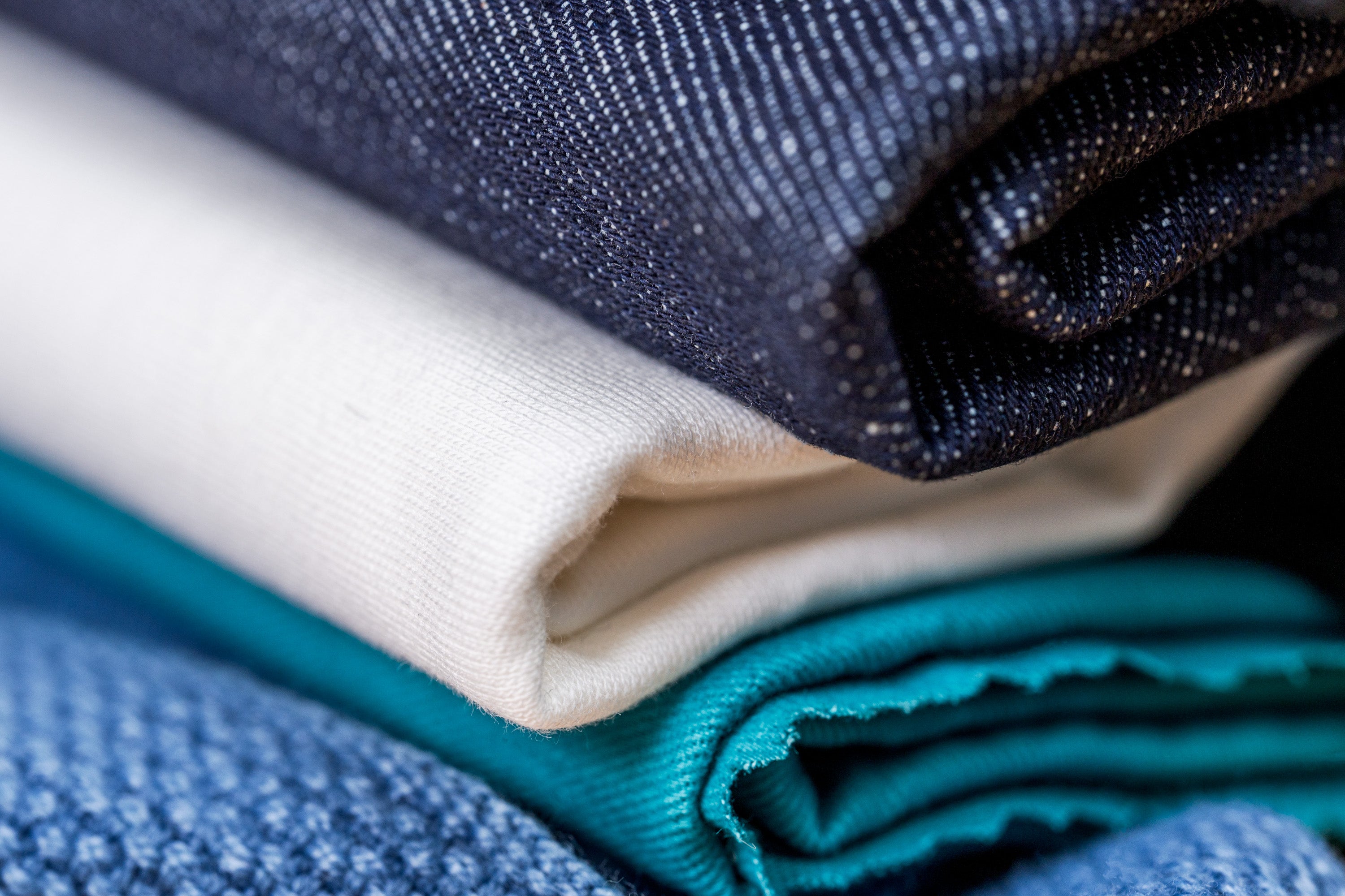 100% Organic Cotton Interlock Knit, White