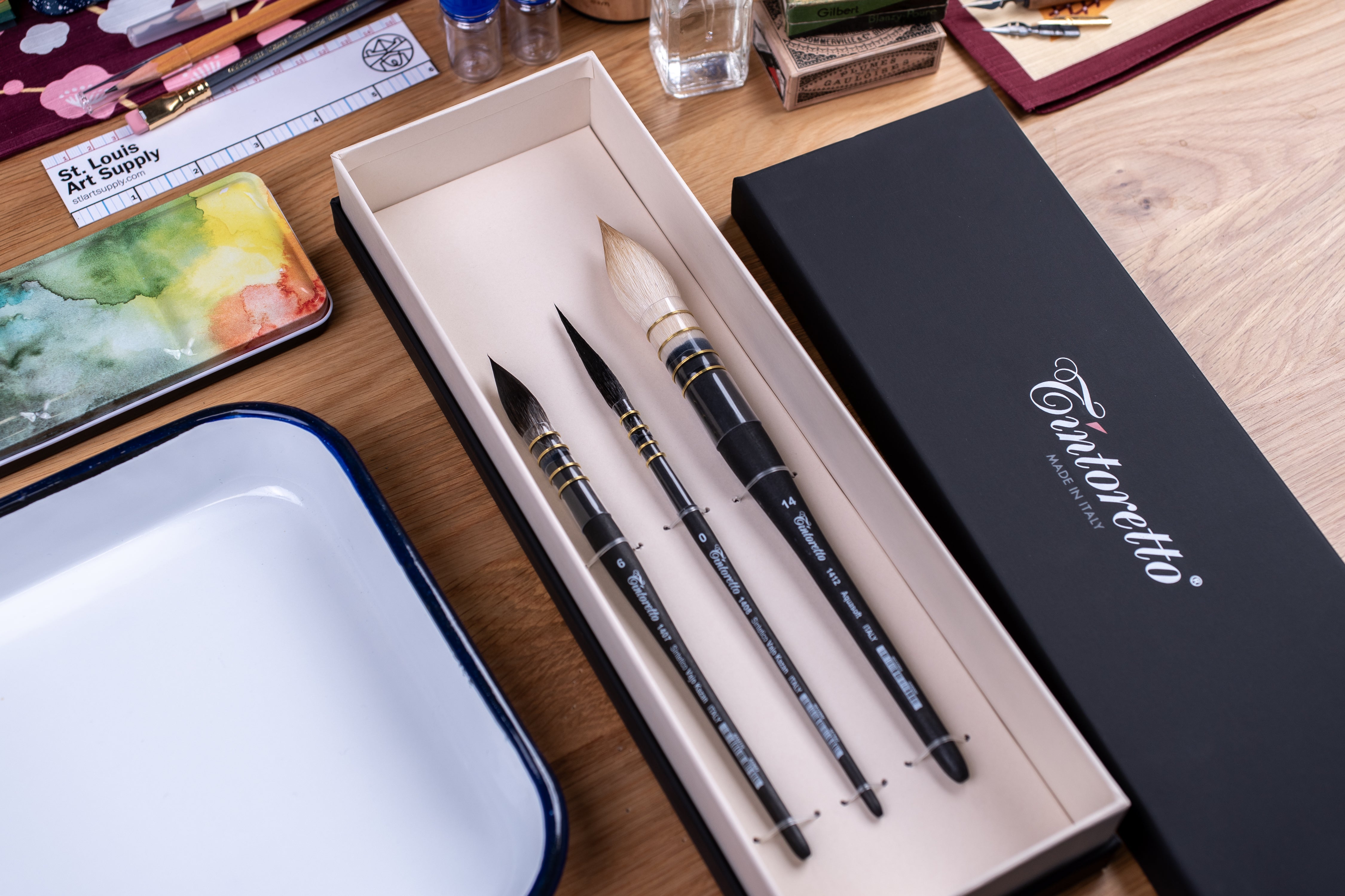 Tintoretto ⨉ Felice Feltracco Signature Watercolor Brush Set