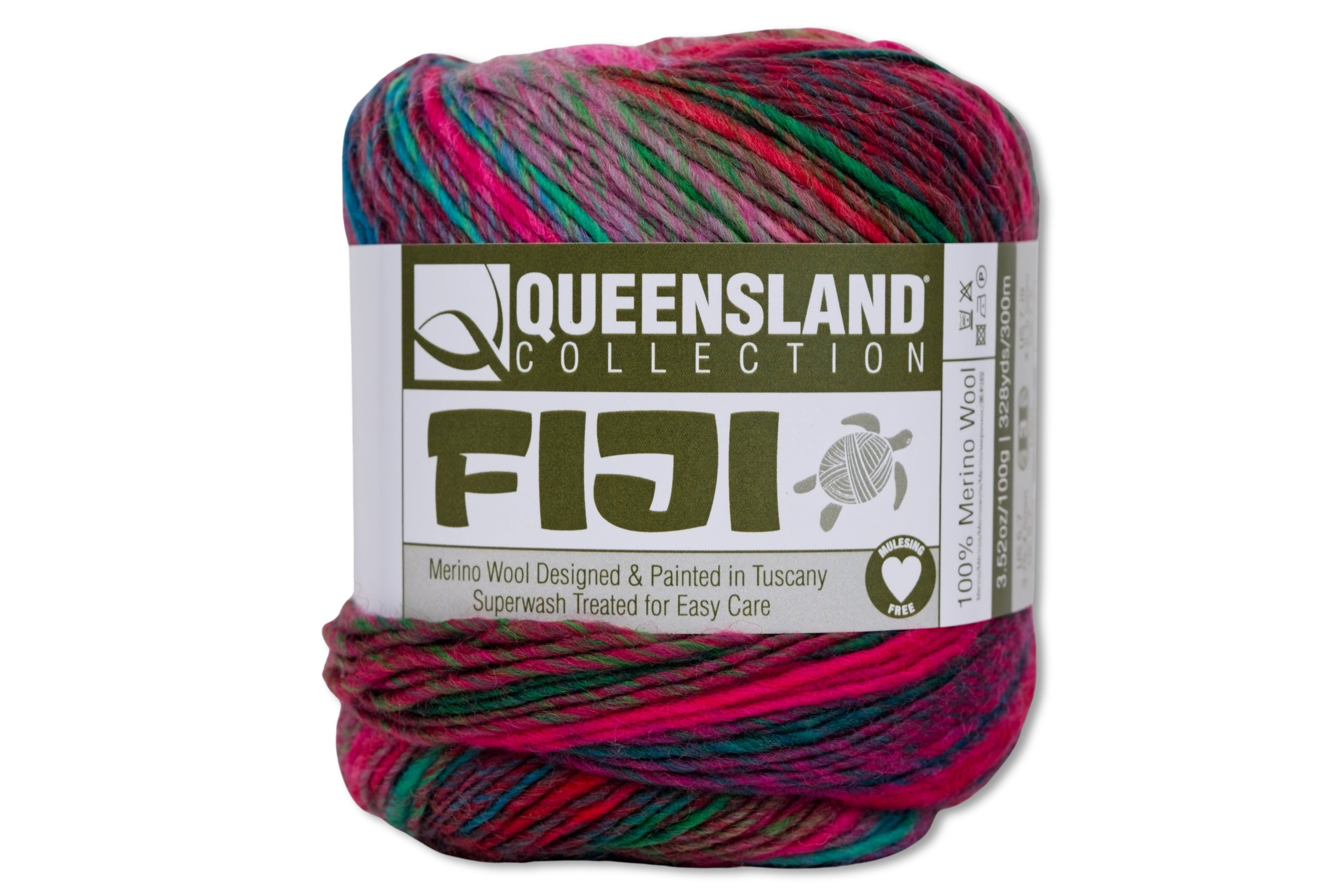 Fiji Hand-Painted Superwash Wool, #1002 Bald Head Island