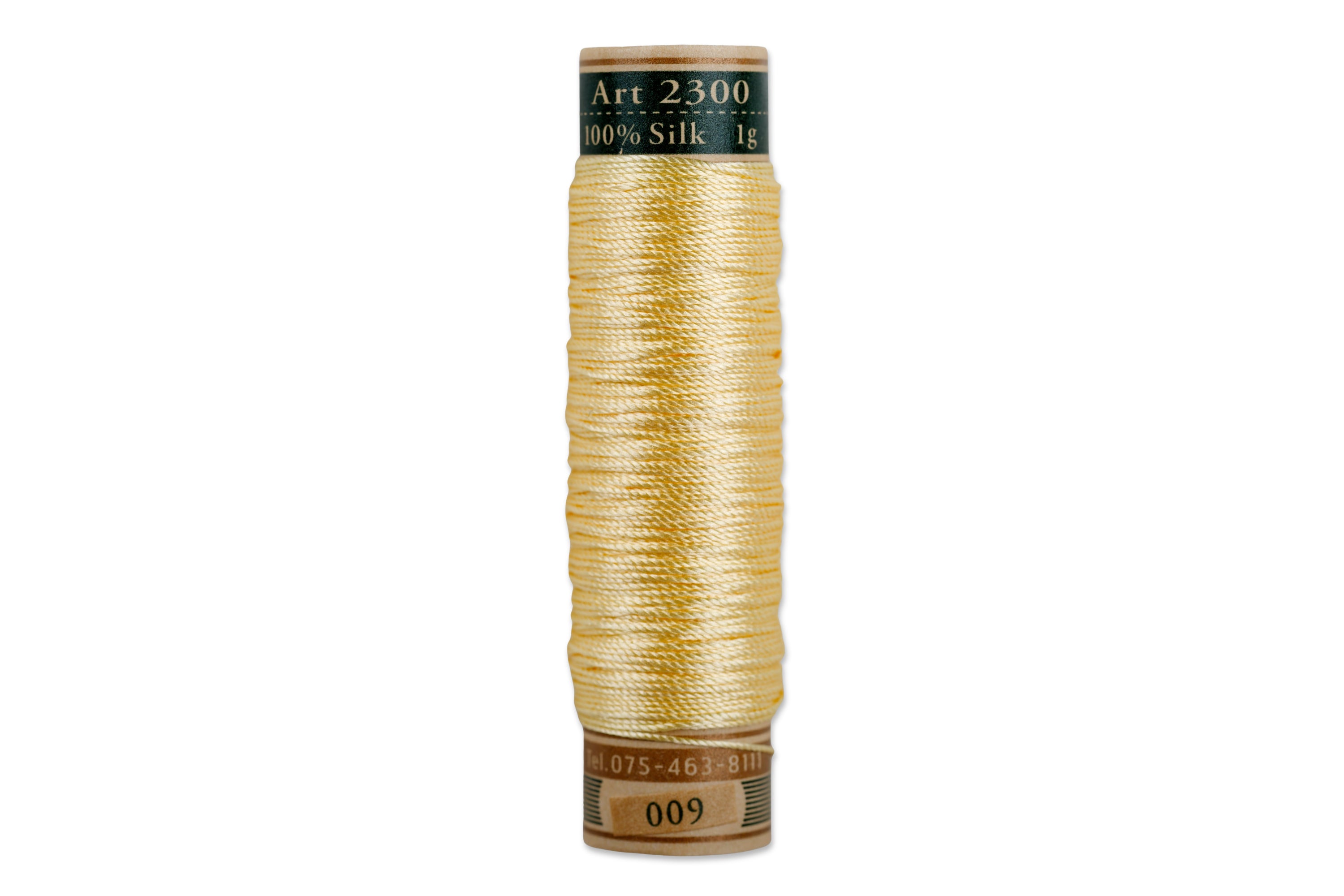 Silk Art Thread, #009 Straw Yellow
