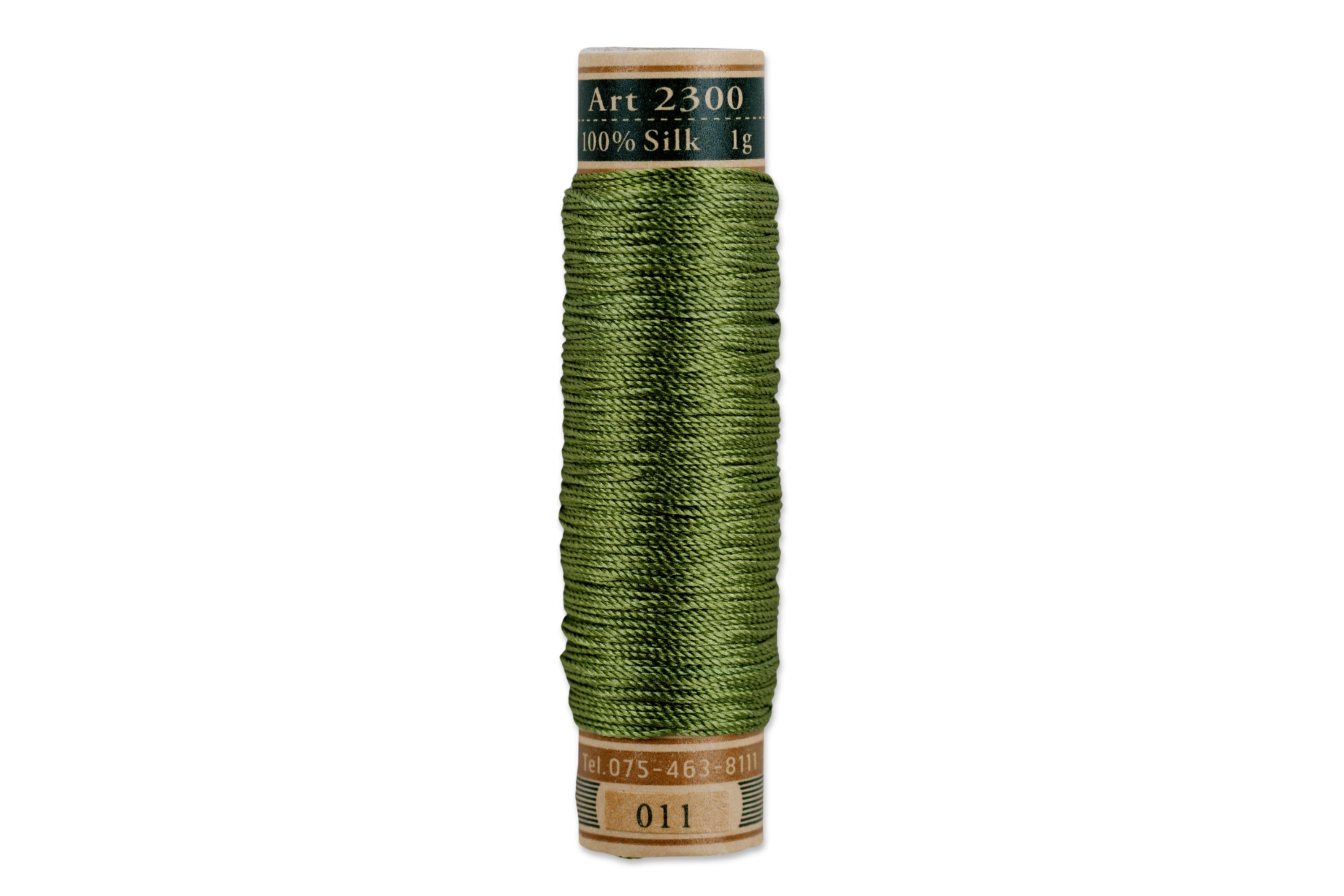 Silk Art Thread, #011 Olive Green