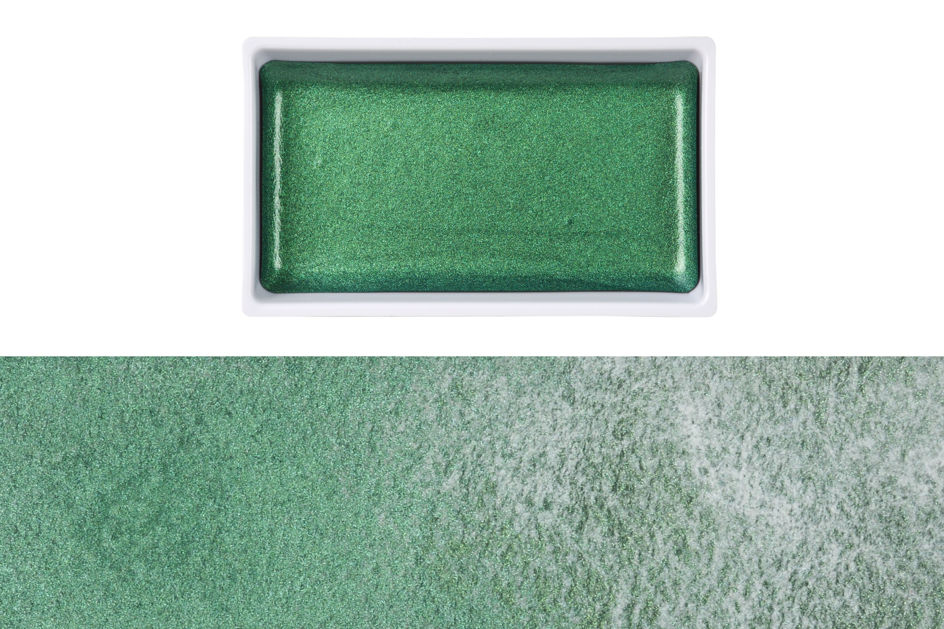 Gansai Tambi Watercolors - Individual Pan Gem Green 850, image size:3000x2000