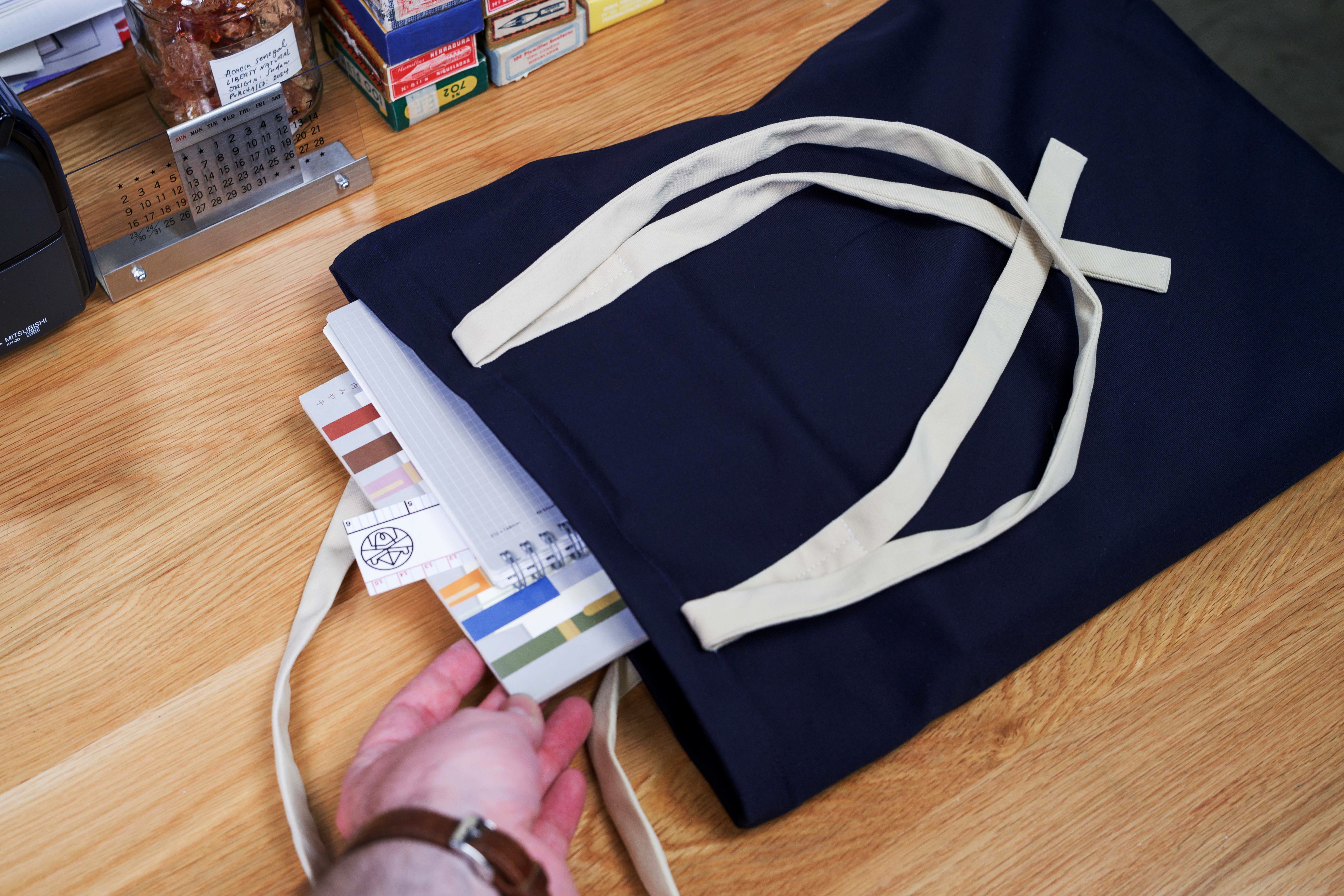 Convertible Twill Tote, 12" x 17", Khaki