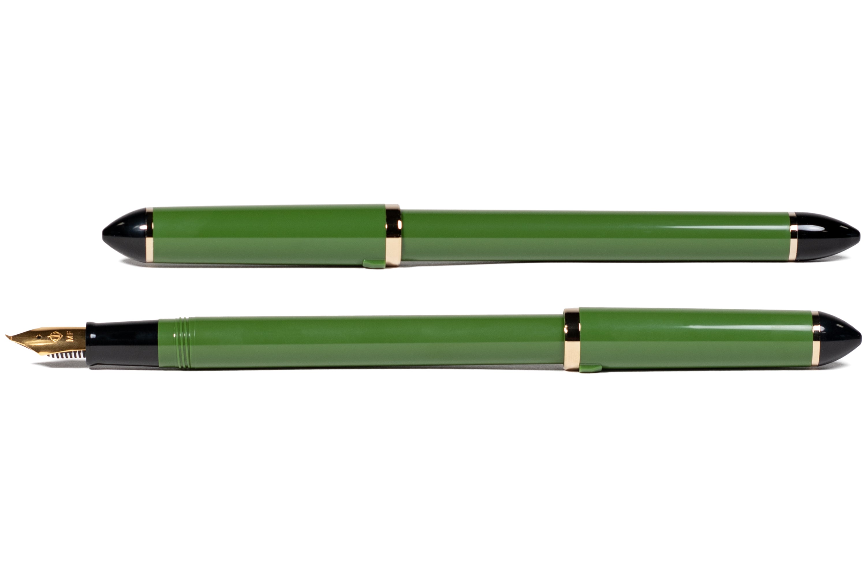 Fude DE Mannen Fountain Pen, Olive Green (55°)