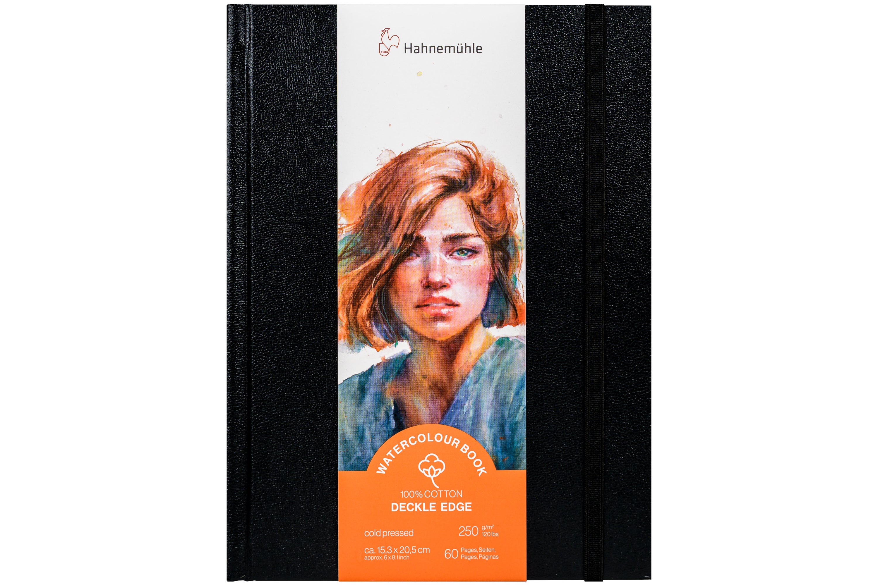 100% Cotton Watercolor Book, Deckled Edges