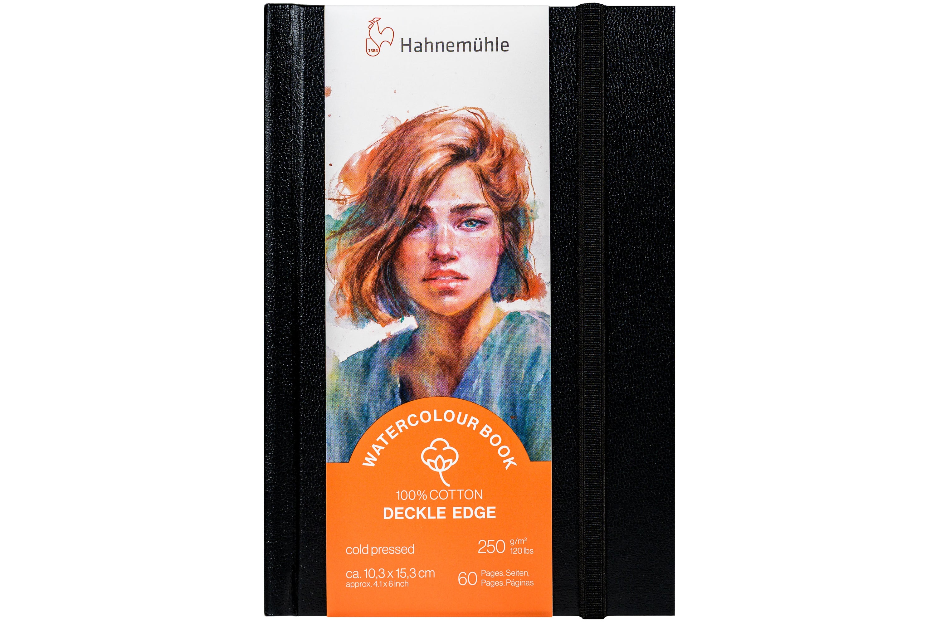 100% Cotton Watercolor Book, Deckled Edges