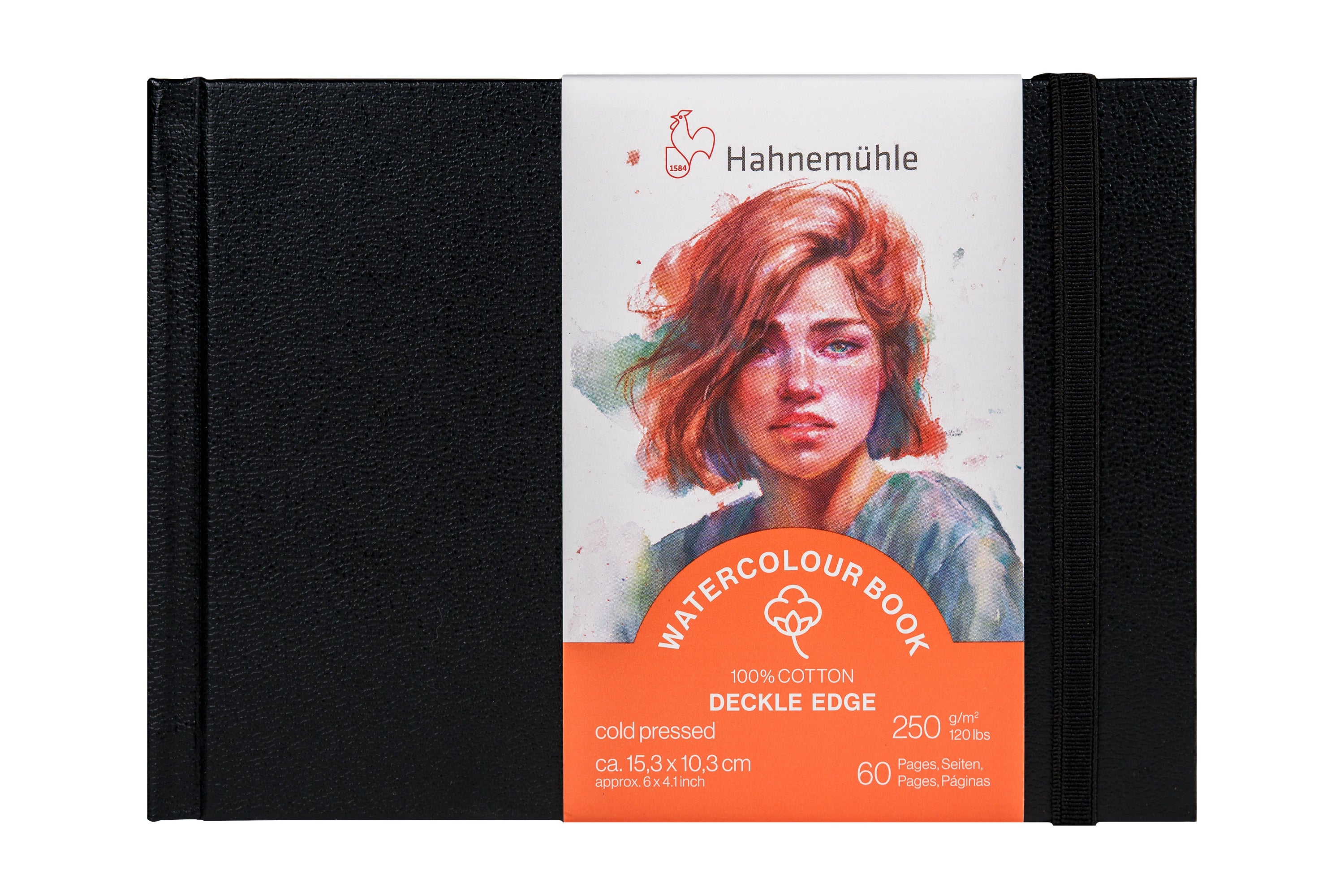 100% Cotton Watercolor Book, Deckled Edges