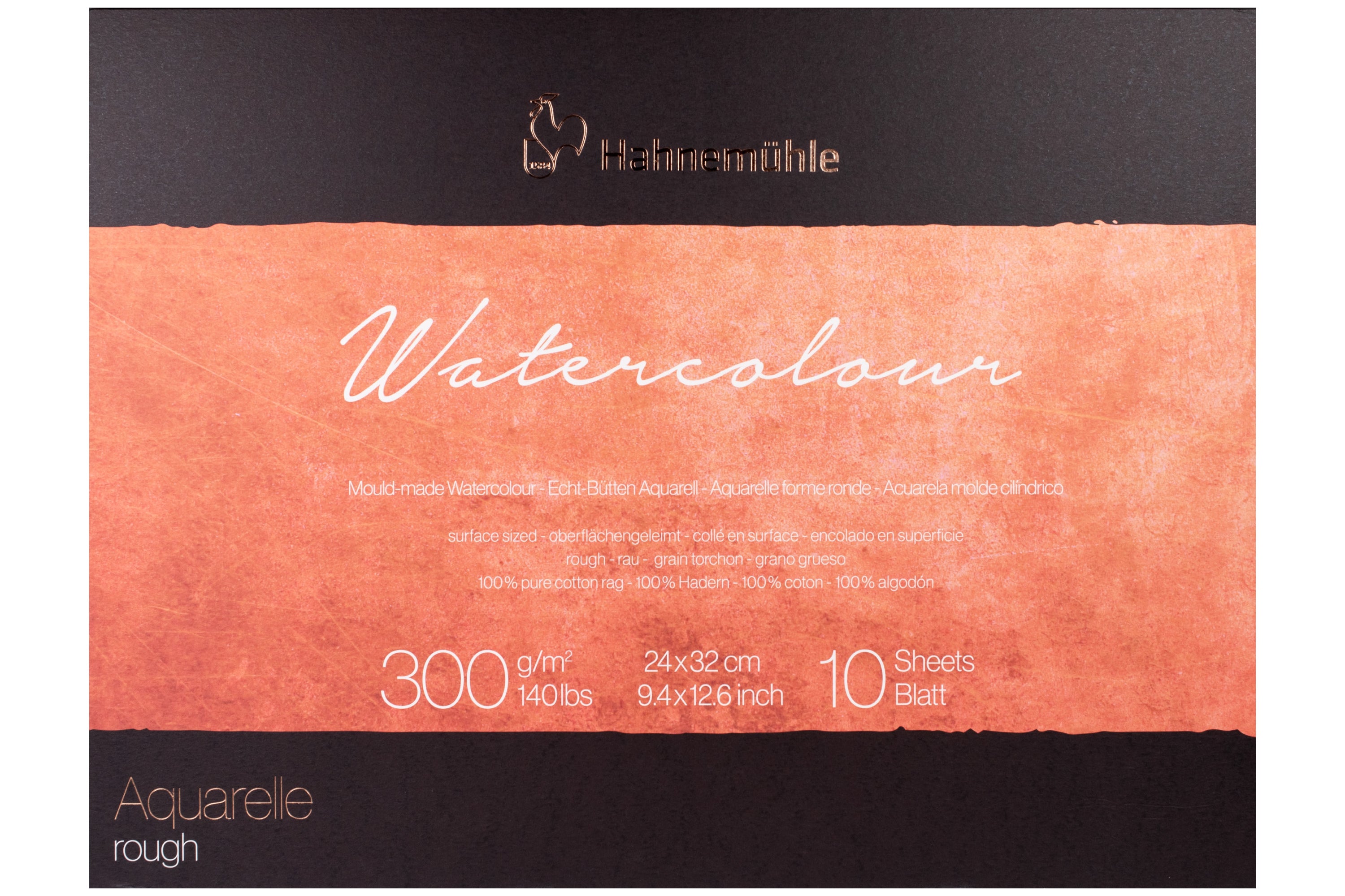 Hahnemühle Collection Watercolor Block, Rough, 9.4" x 12.6"