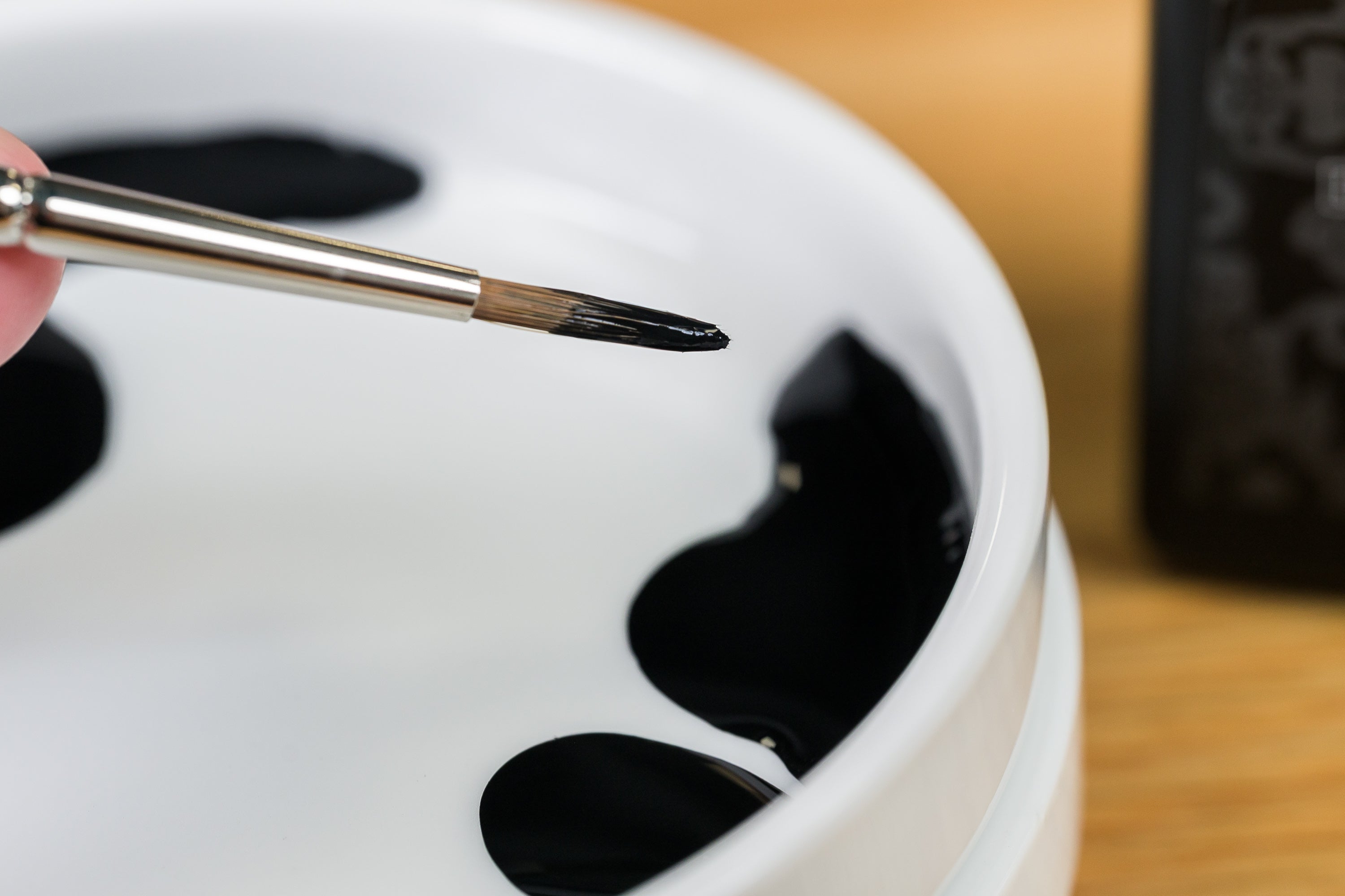 4" Porcelain Palettes, Stacking Set of 4