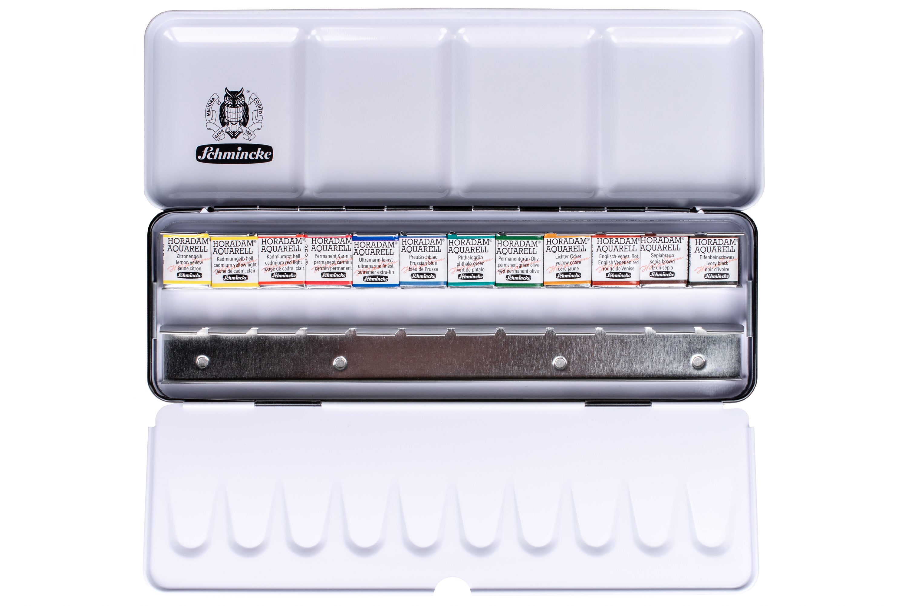 Horadam Watercolors, Set of 12 Half Pans