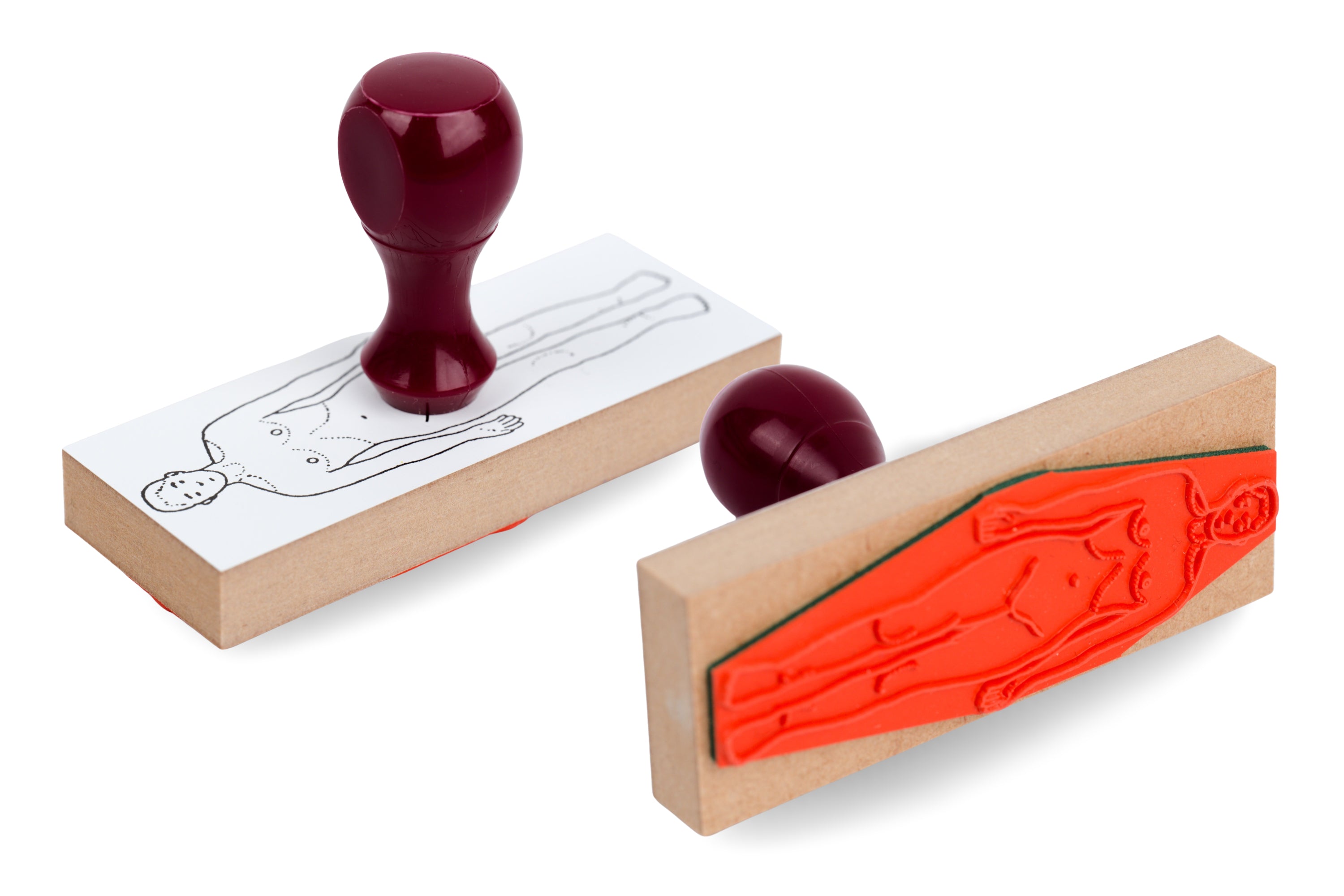 Human Body Stamp, 3.6"