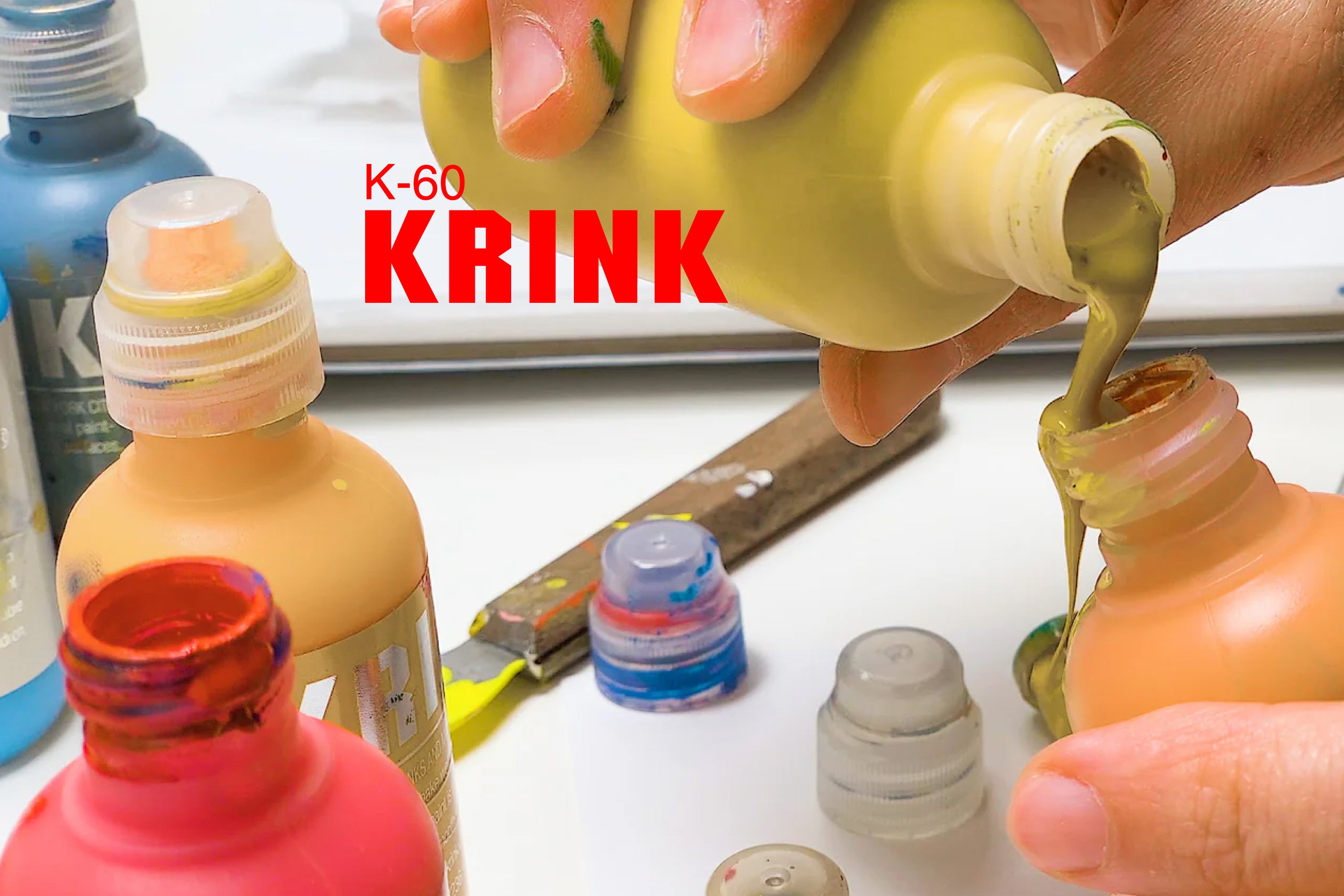 Krink K-60 Paint Marker, Yellow