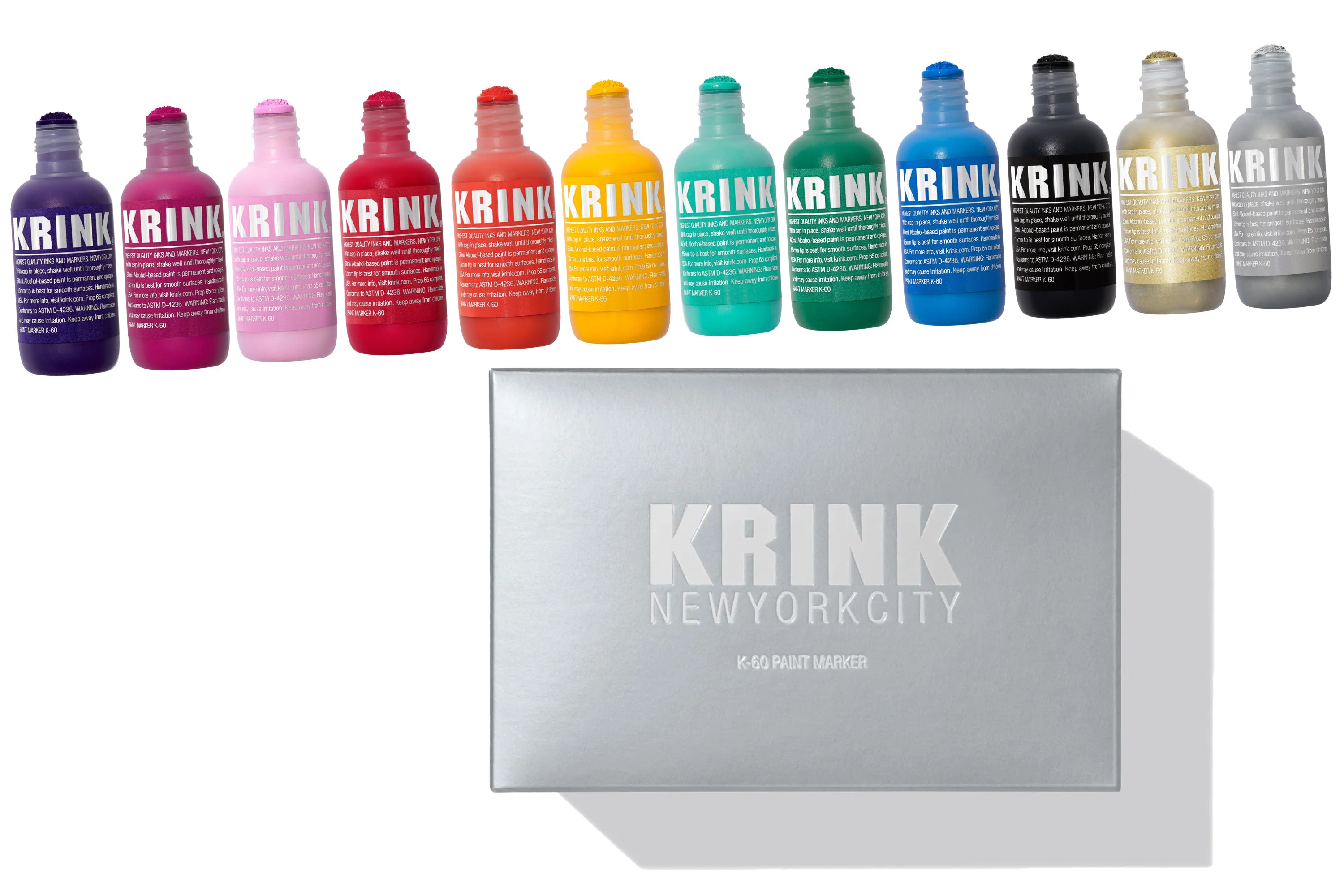 Krink K-60 Paint Marker, Set of 12