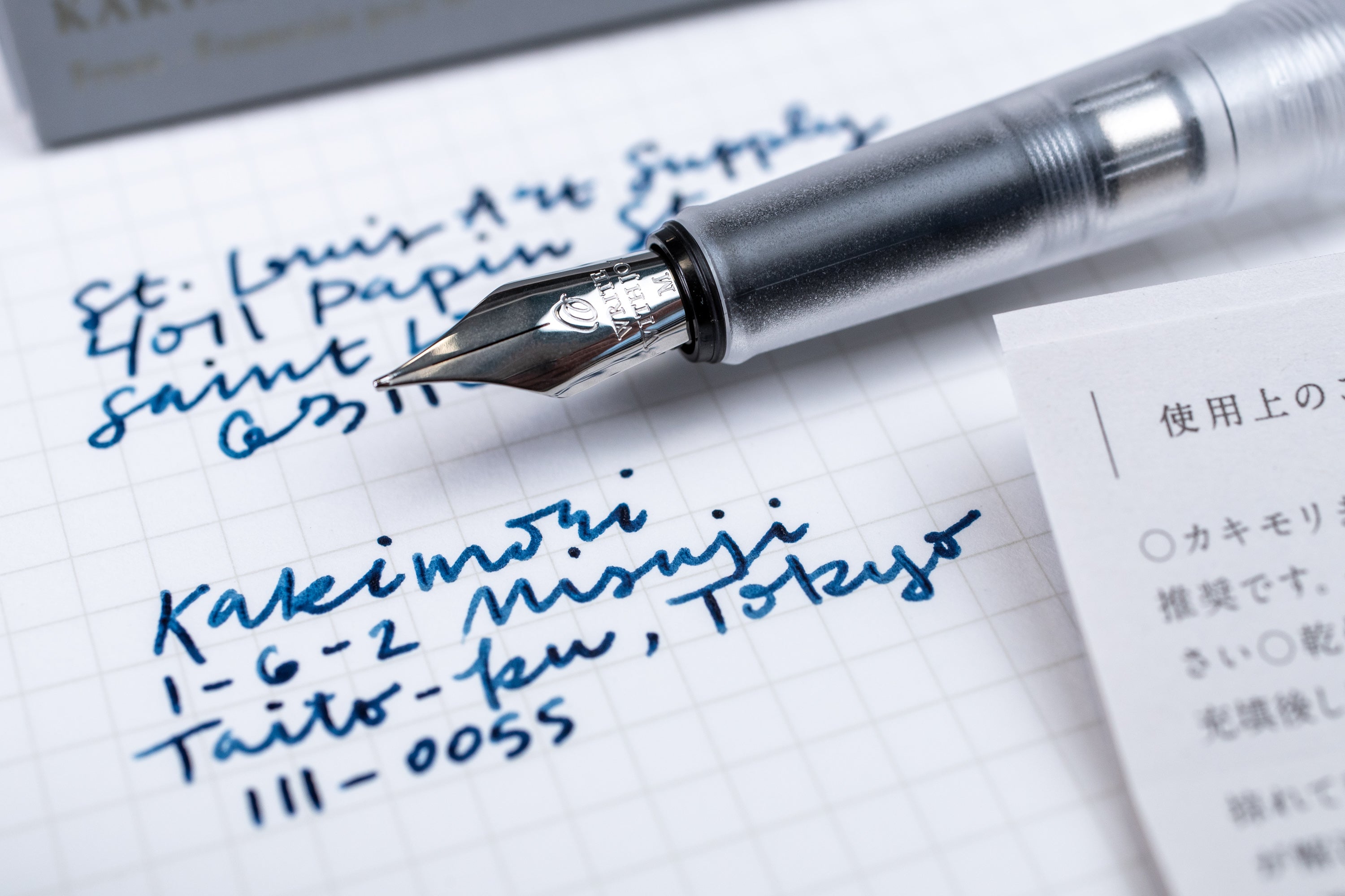 Kakimori Frost Fountain Pen, Violet