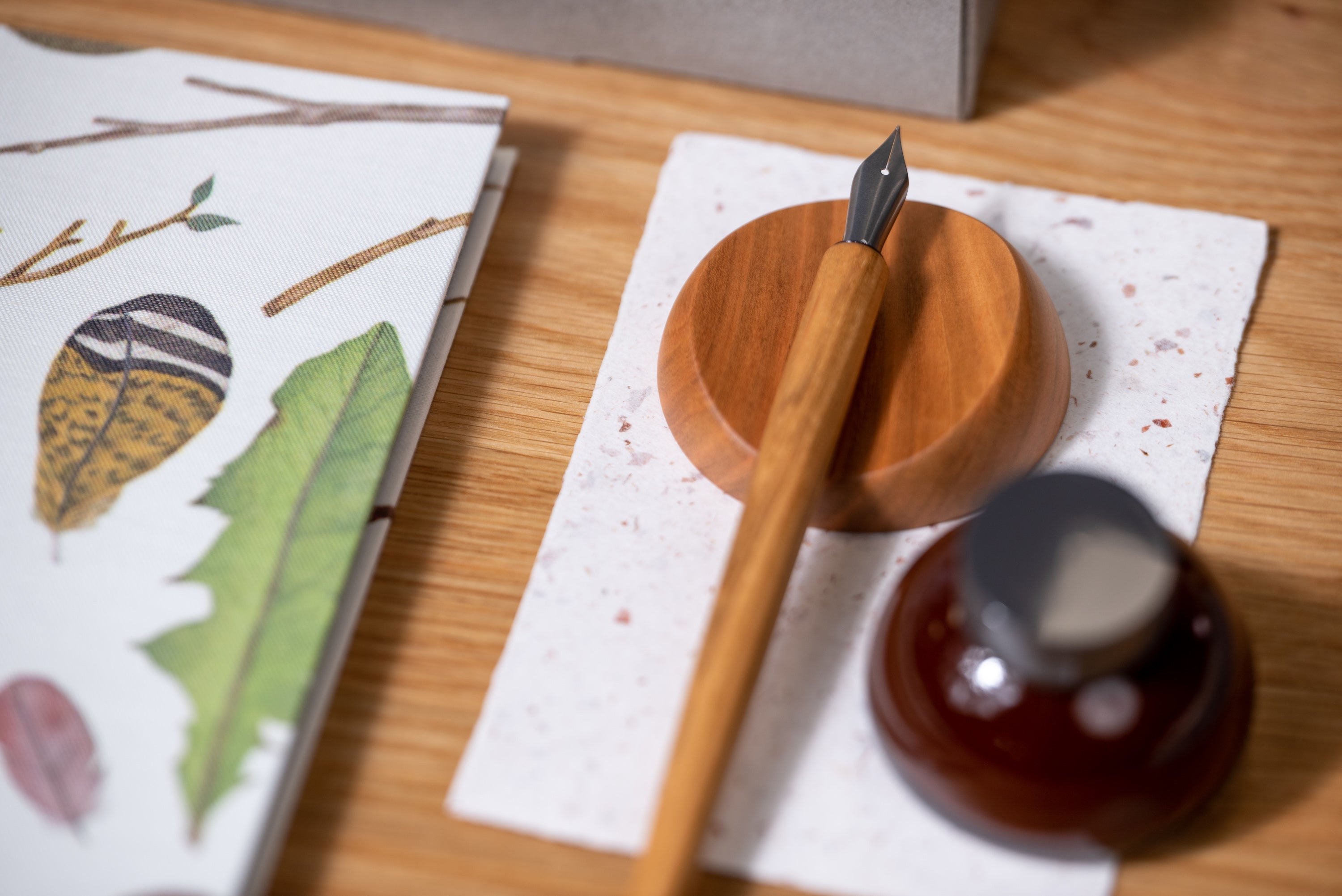 Sakura Wood Pen Rest