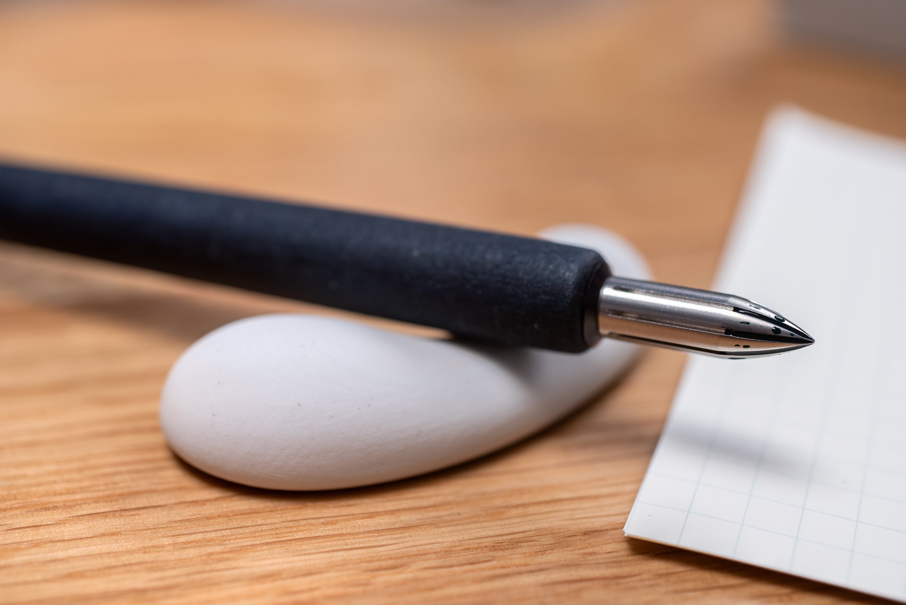 Hasami Pen Rest, Karayaki (Unglazed Porcelain)