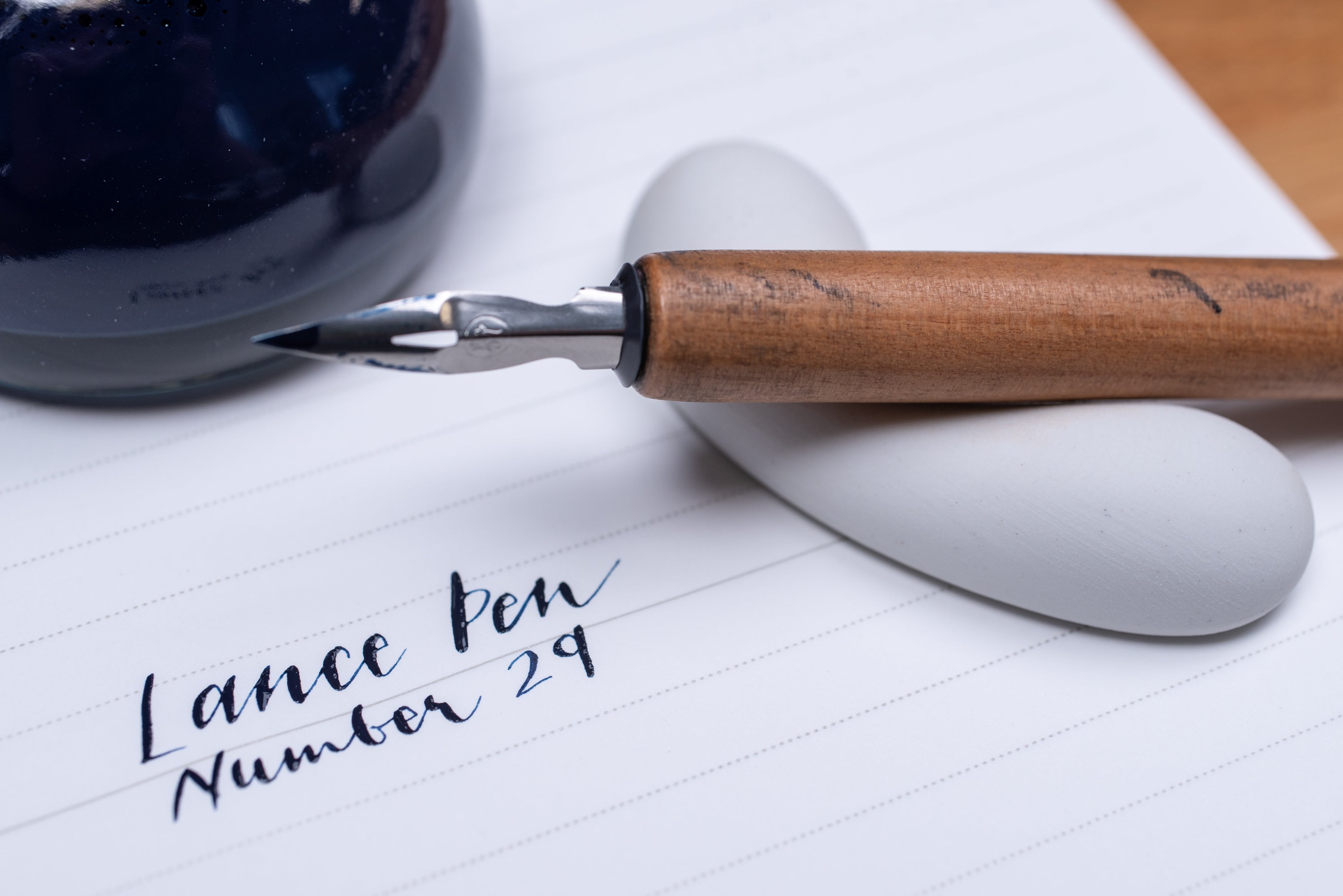 Hasami Pen Rest, Karayaki (Unglazed Porcelain)