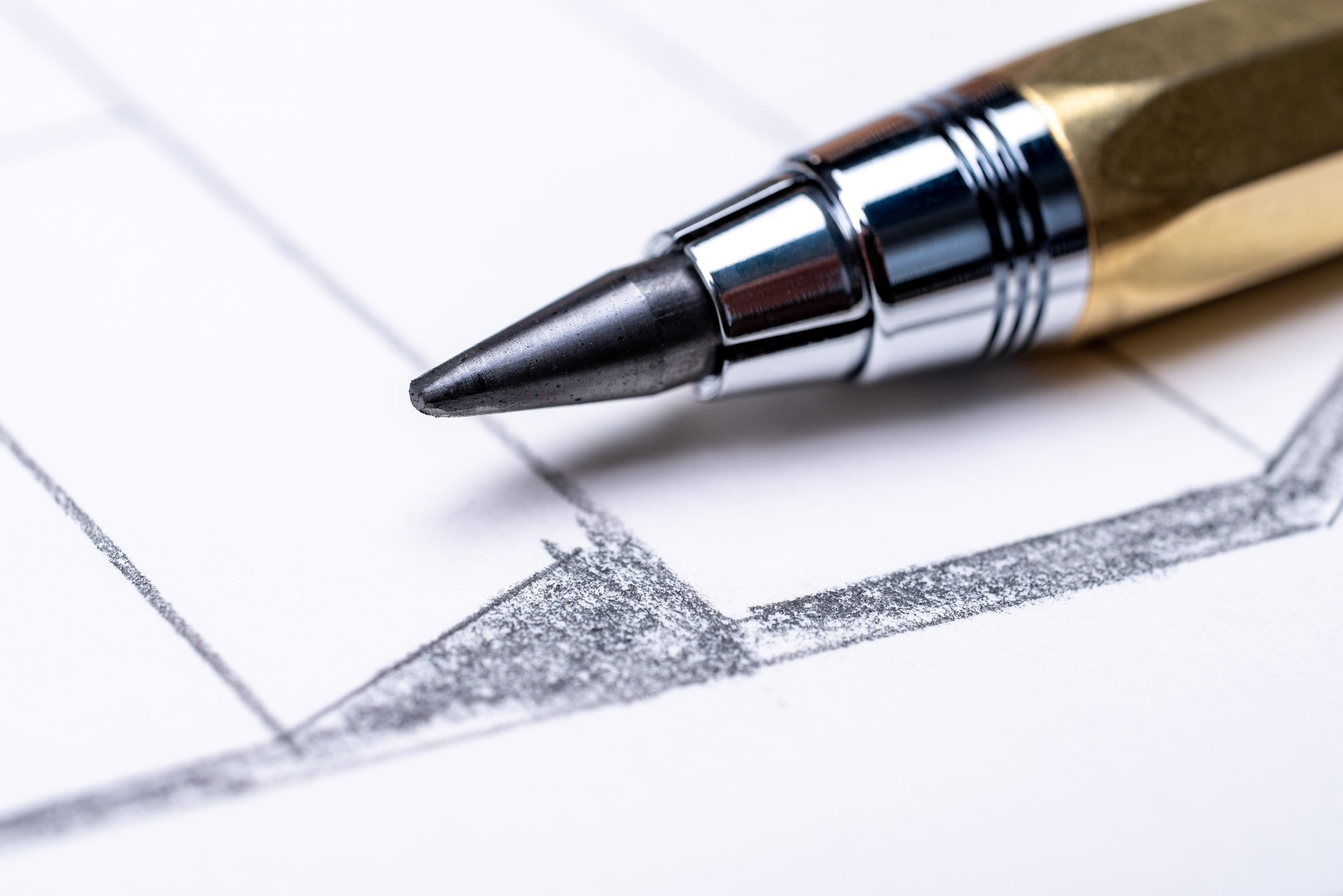 Sketch Up Pencil, Raw Brass