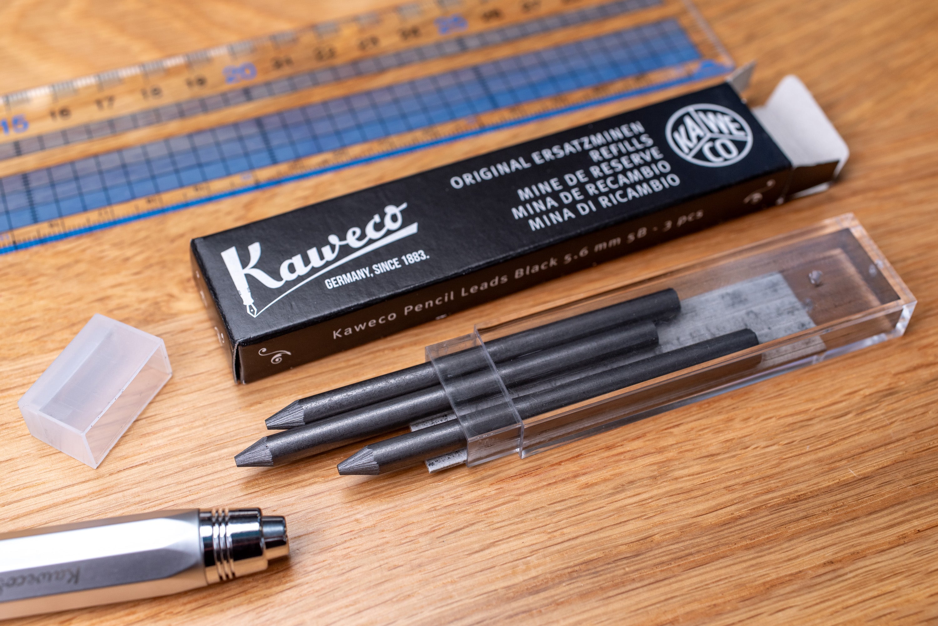 5.6 mm Graphite Pencil Leads, 5B, Set of 3