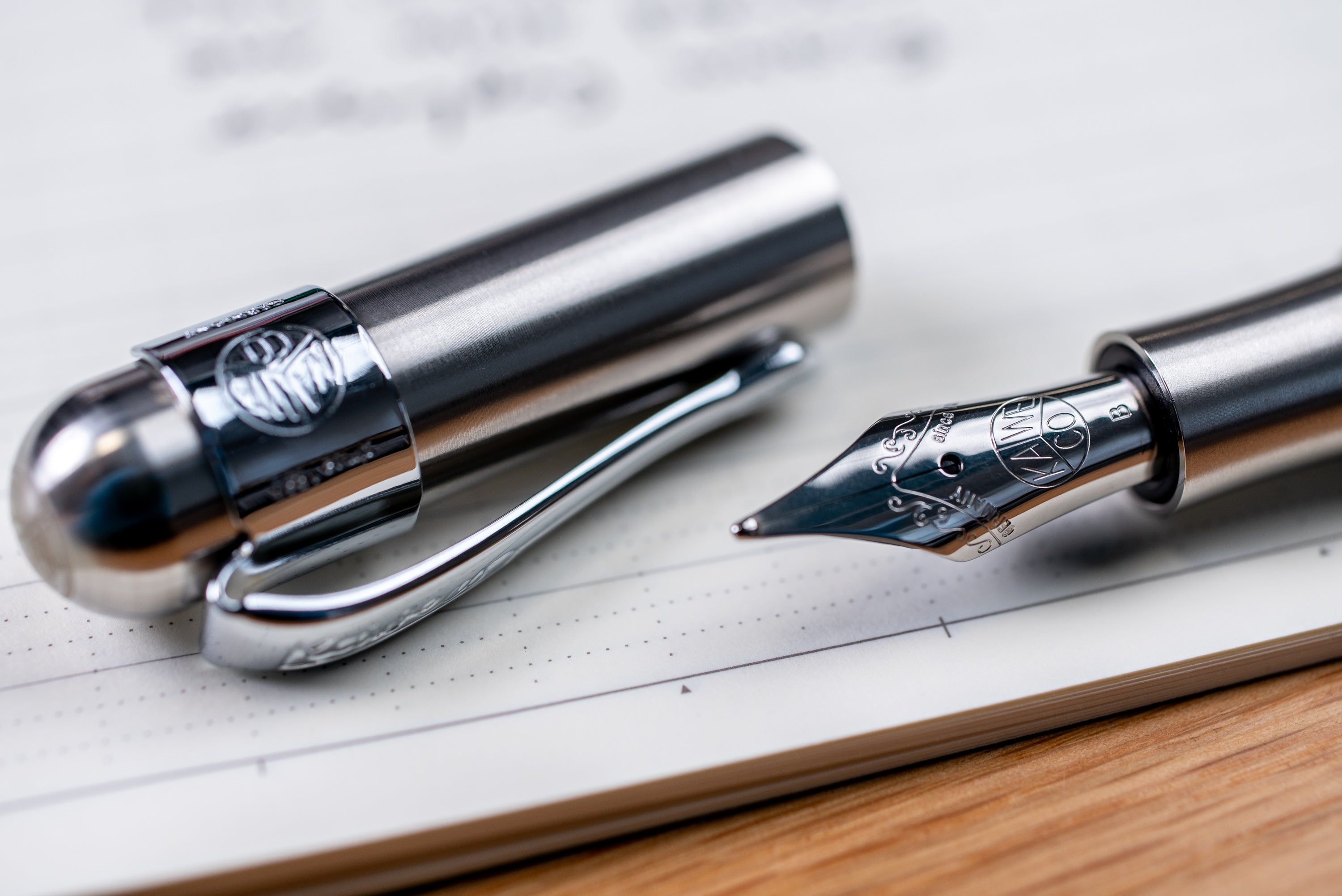 Slide-On Clip for Kaweco Supra, Chrome