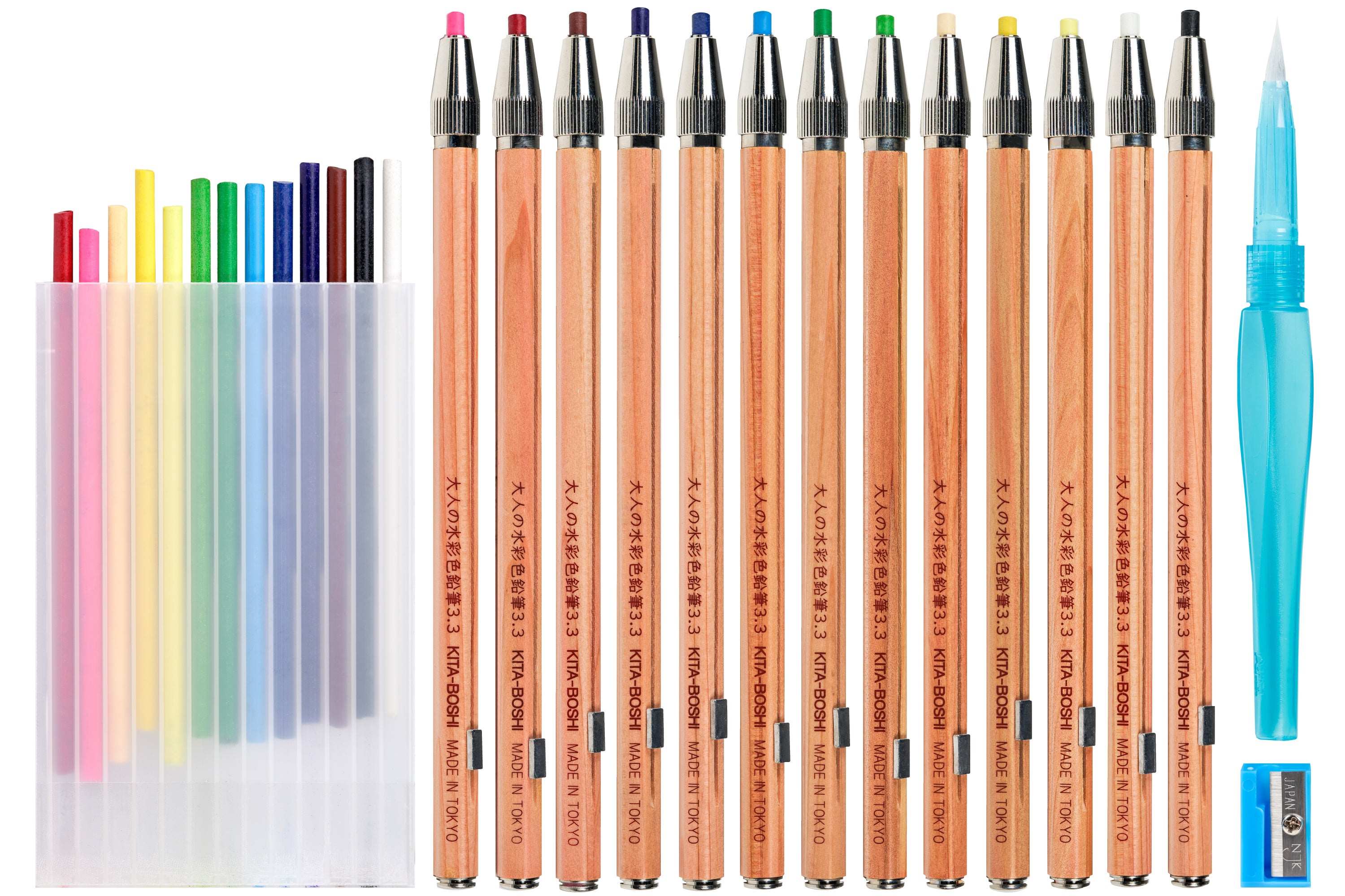 Mechanical Watercolor Pencils, Complete Set of 13