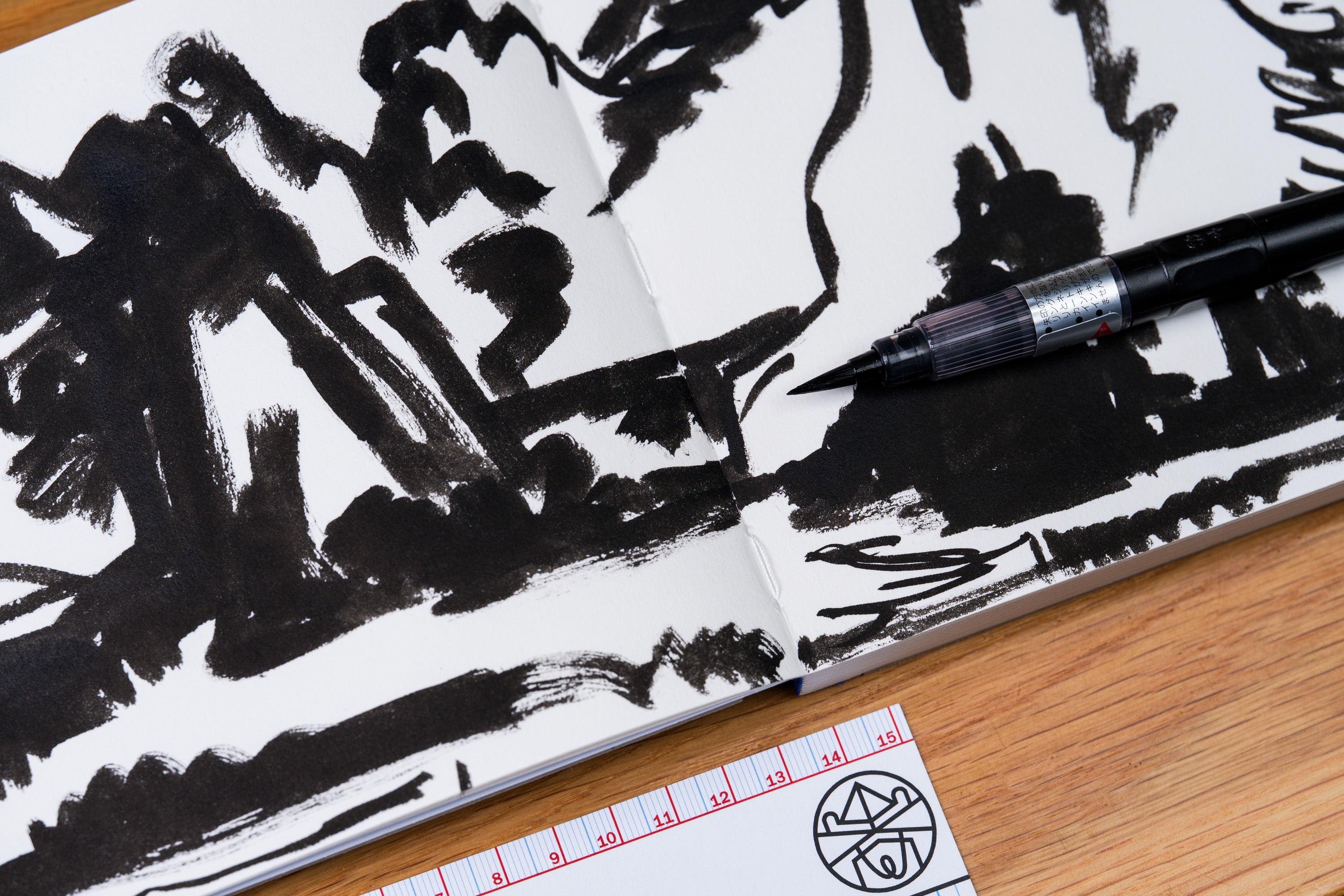 K&P Pasteboard Sketchbook, A5 Portrait, Yellow Spine