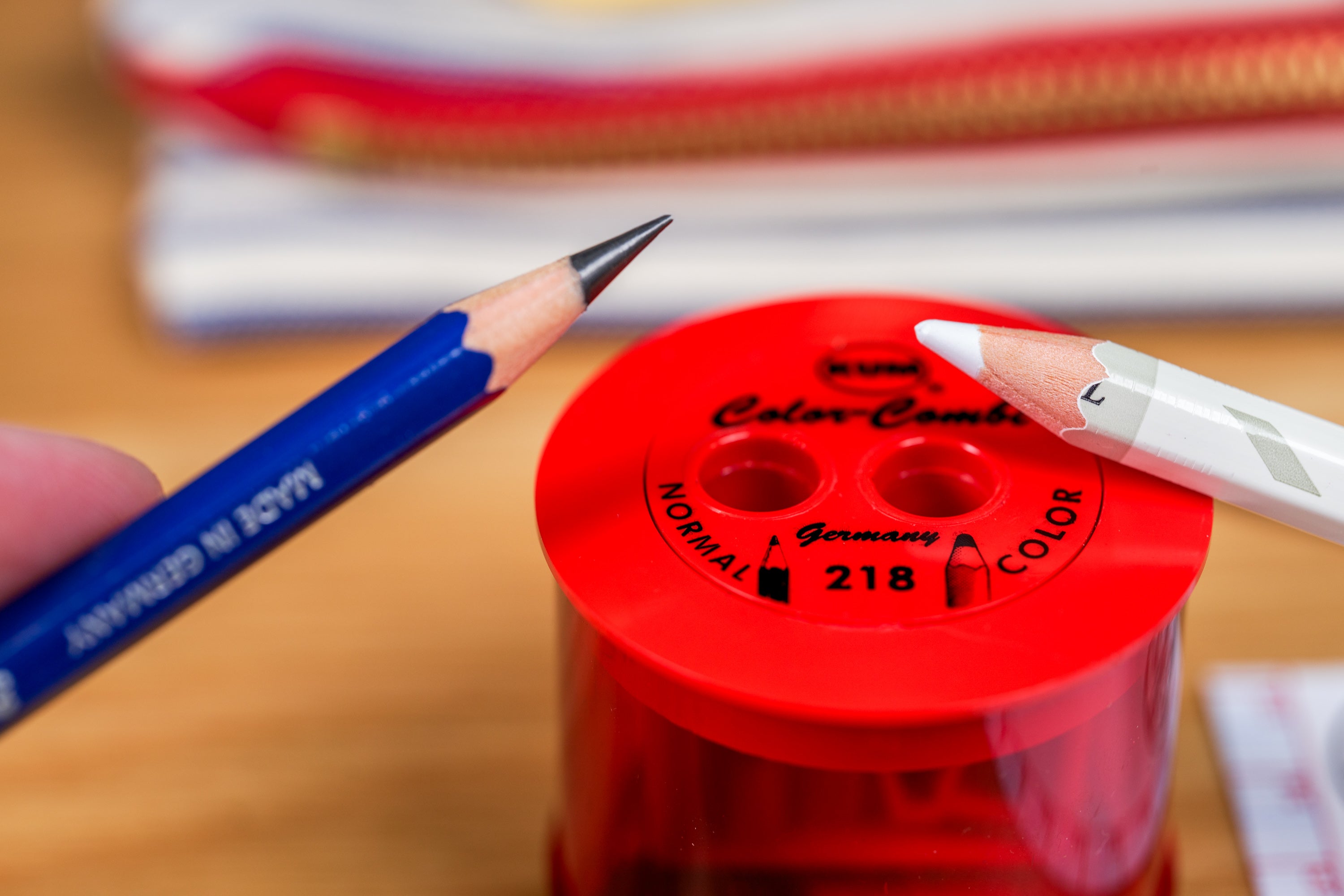 KUM Color-Combi Pencil Sharpener, Random Color