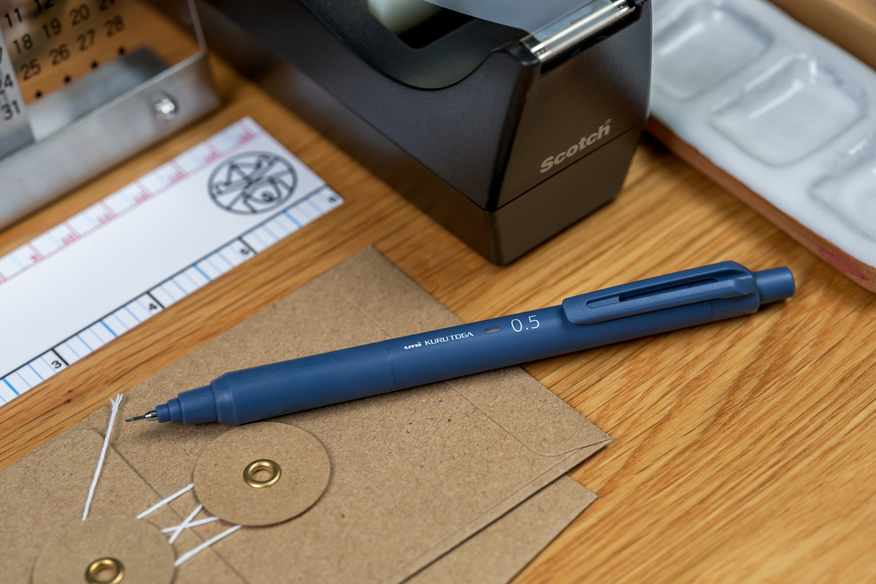 Kuru Toga KS Mechanical Pencil, 0.5 mm, Iron Blue