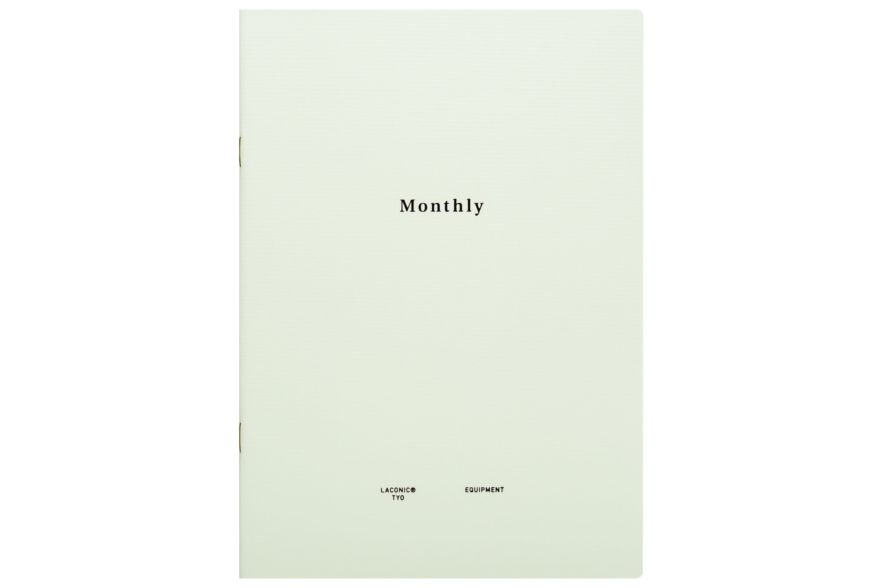 Laconic Style Notebook: Monthly