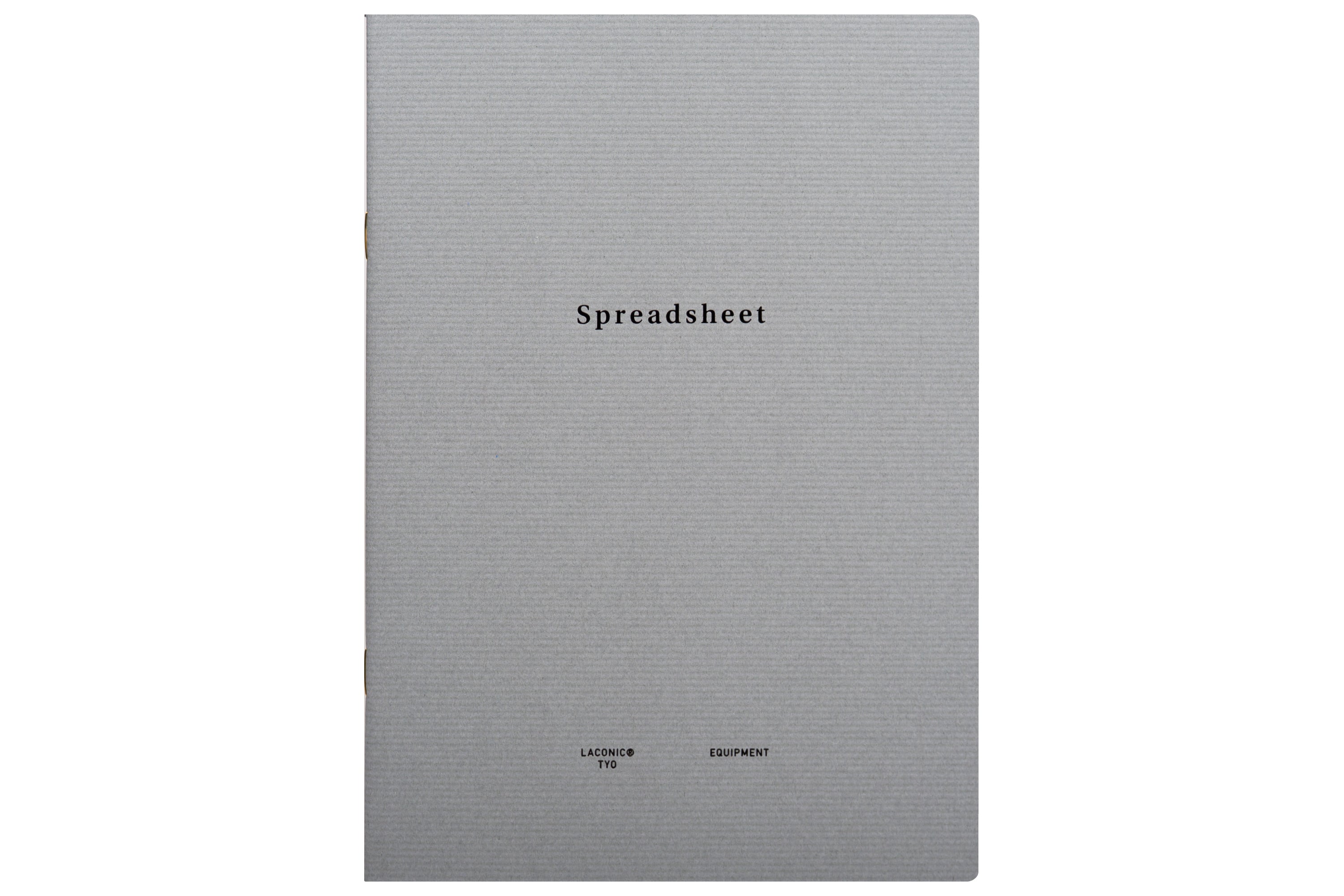 Laconic Style Notebook: Spreadsheet