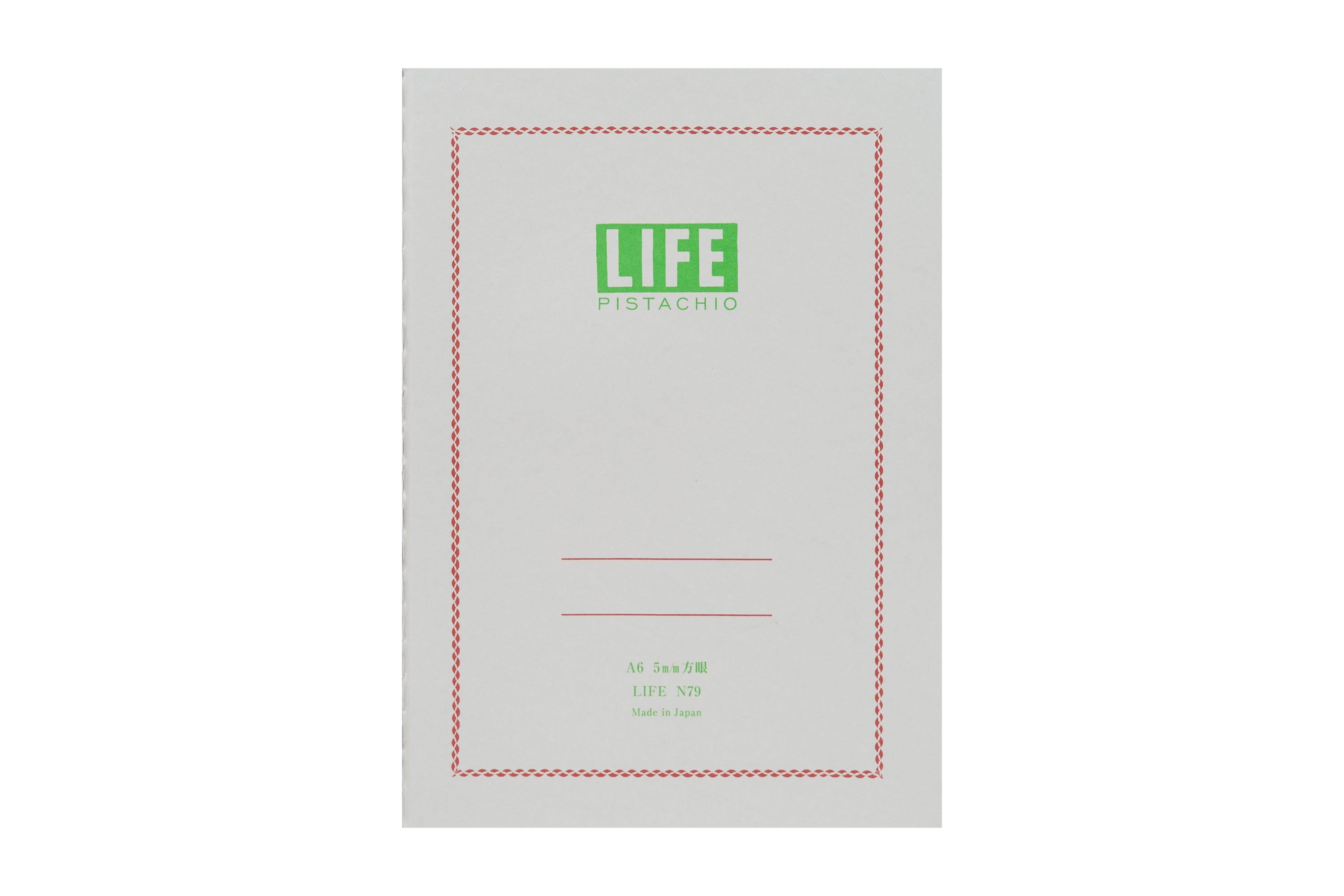 Pistachio Notebook, A6, Grid